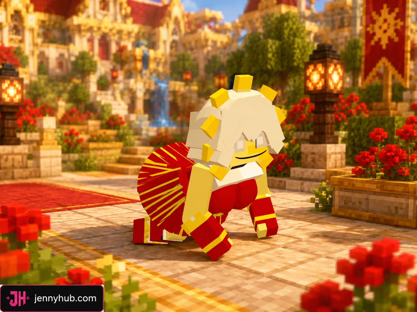 Bee themed resource pack preview for Minecraft mobile