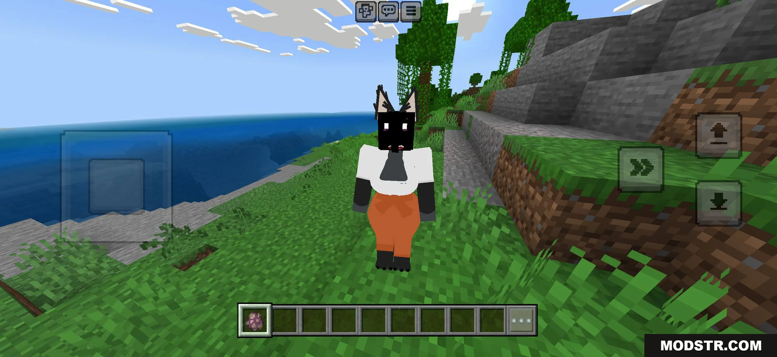Minecraft PE Bia anime-style character