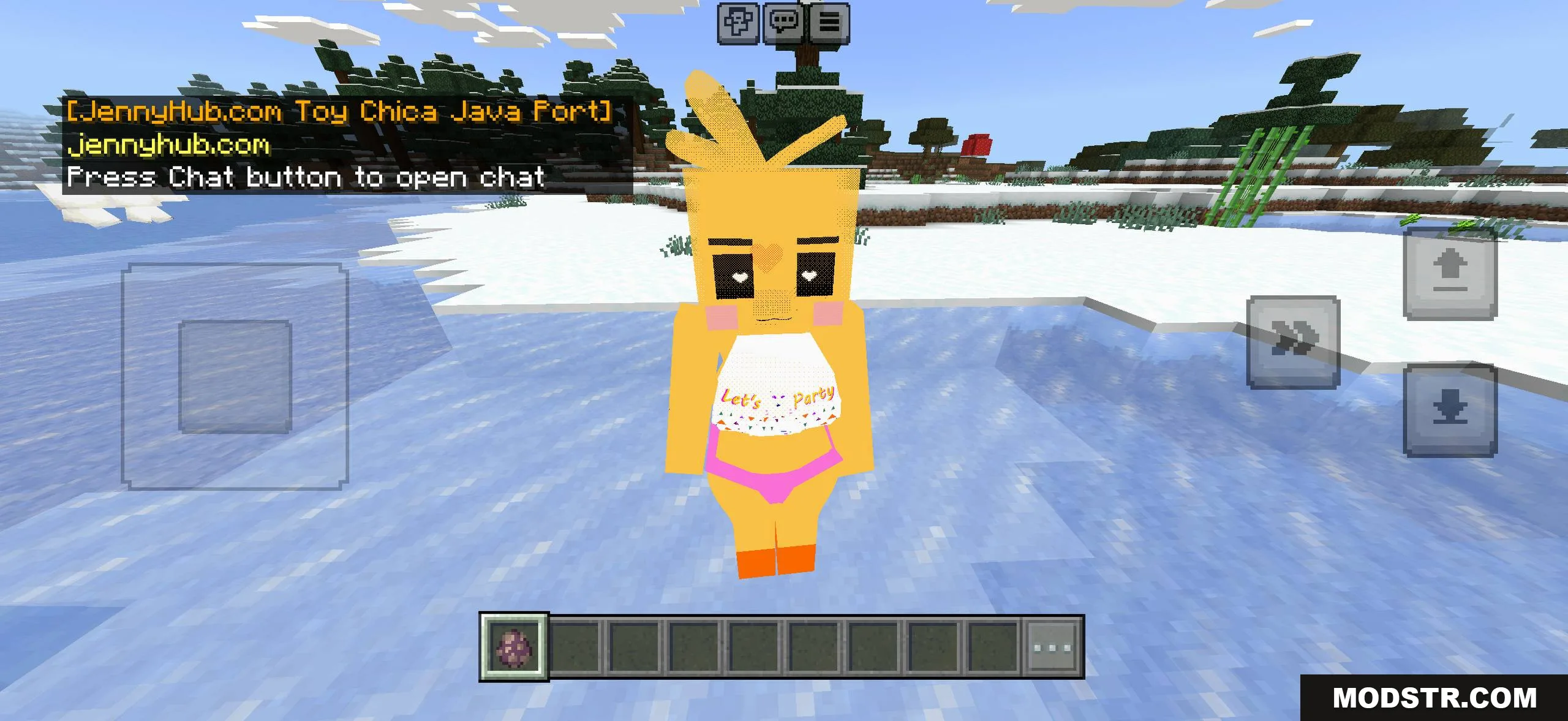Bia-style character model for Minecraft Bedrock