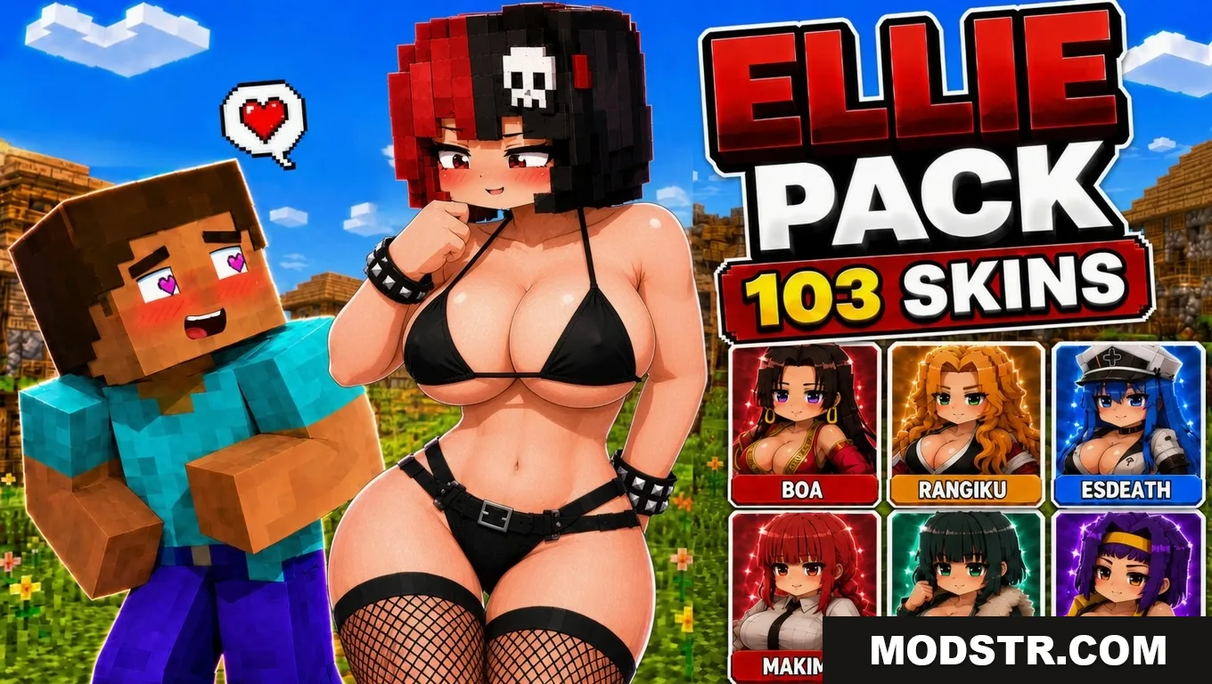 Jenny Mod Ellie Pack for Minecraft PE/Bedrock 2026