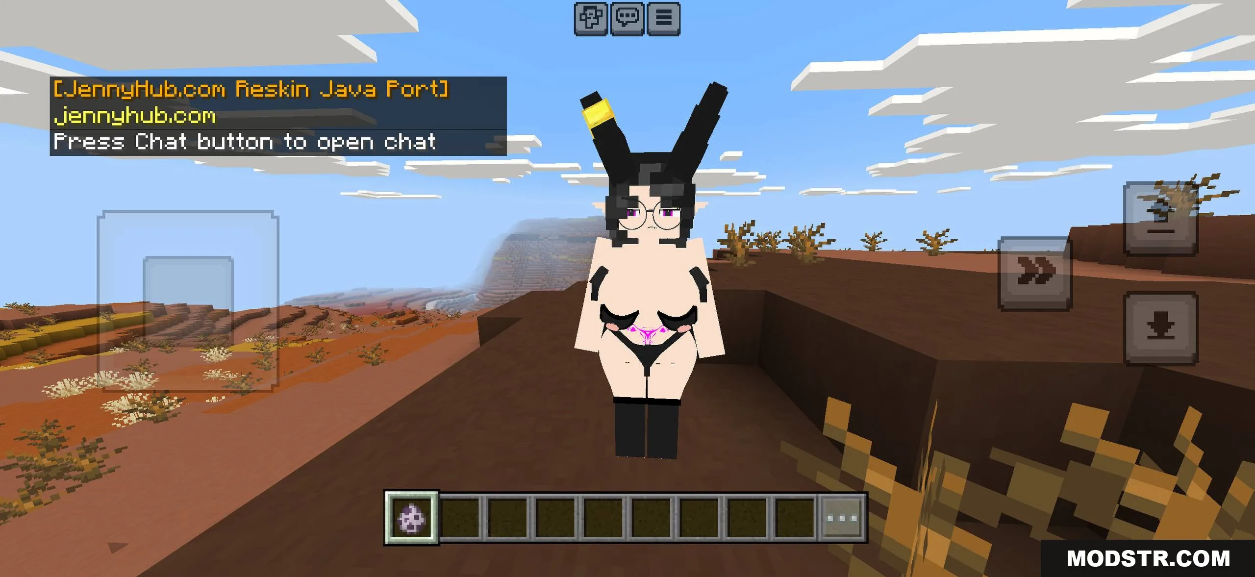 Galath-style character model for Minecraft Bedrock