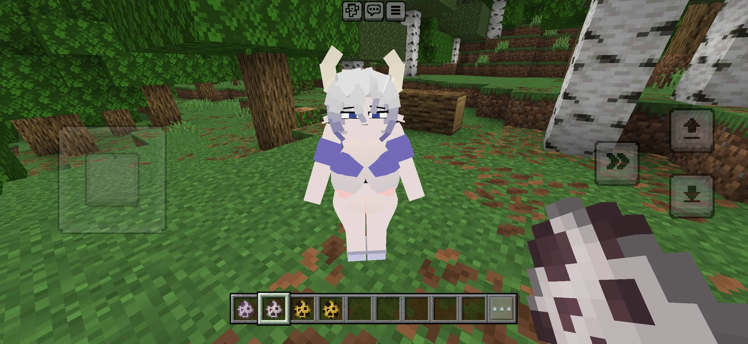 Manglelie character in Jenny Mod for Minecraft PE