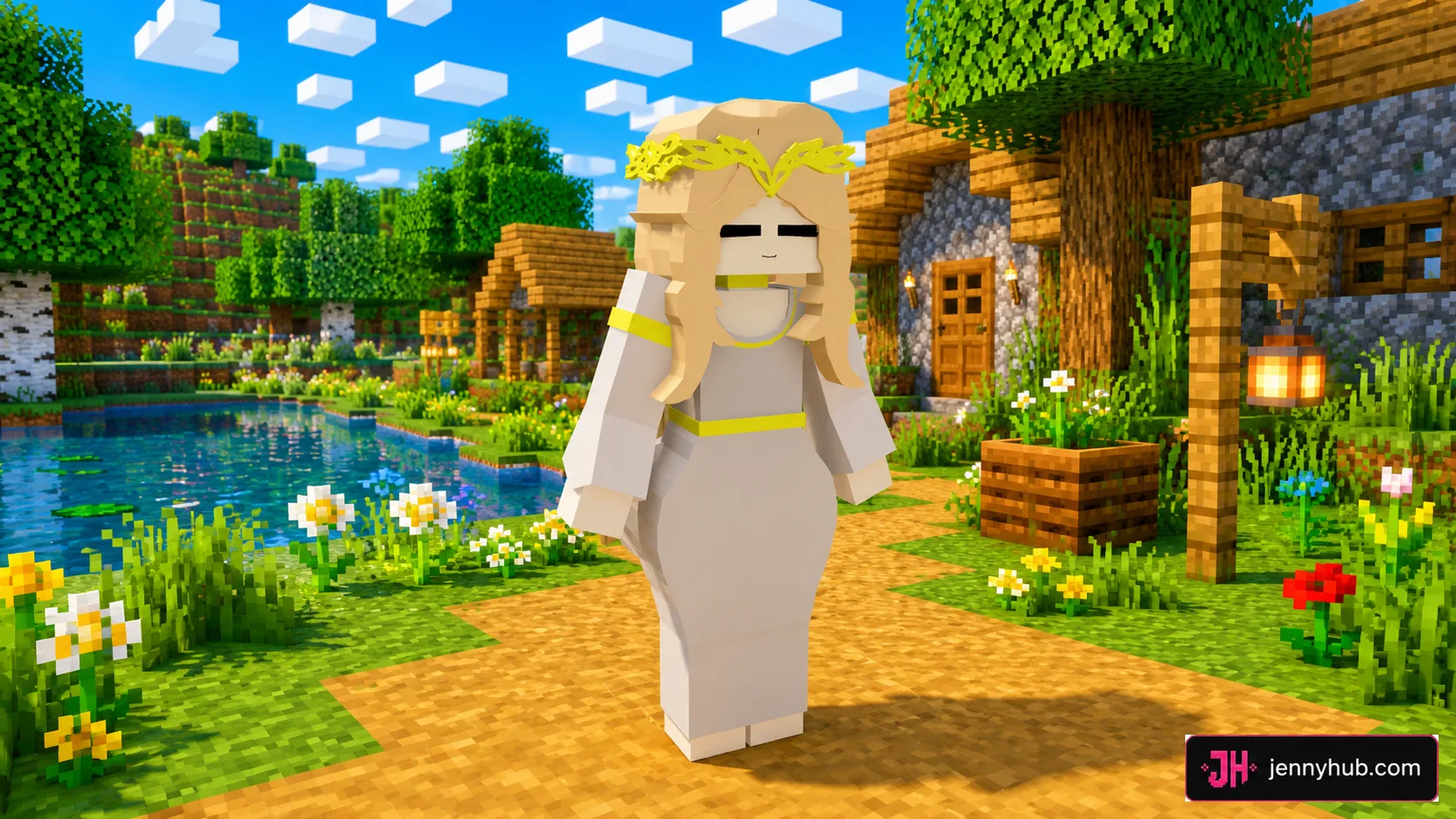 Queen Marika and Miquella Manglelie model for Minecraft PE