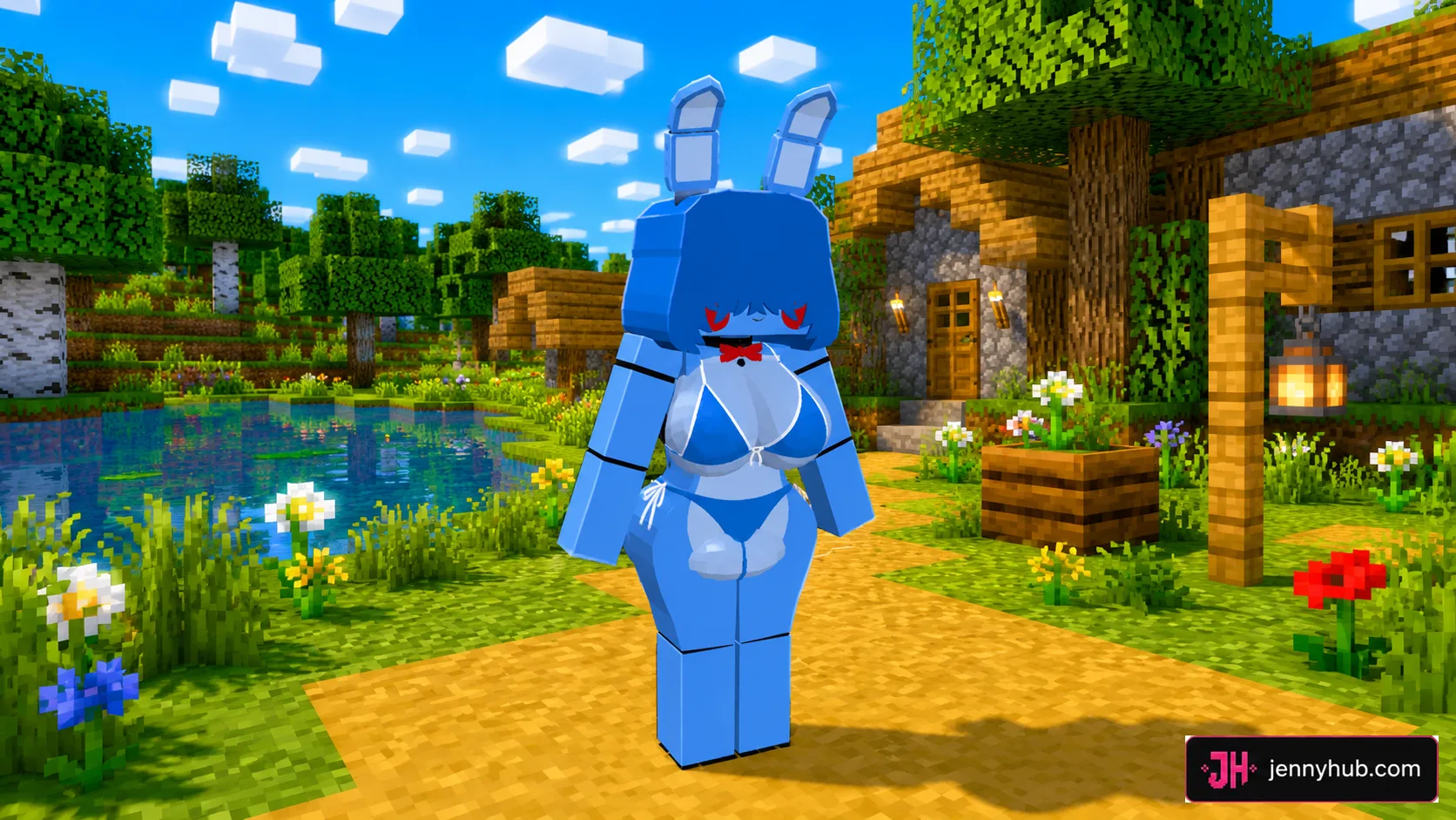FNAF SL Pack Manglelie model in Minecraft Bedrock Edition
