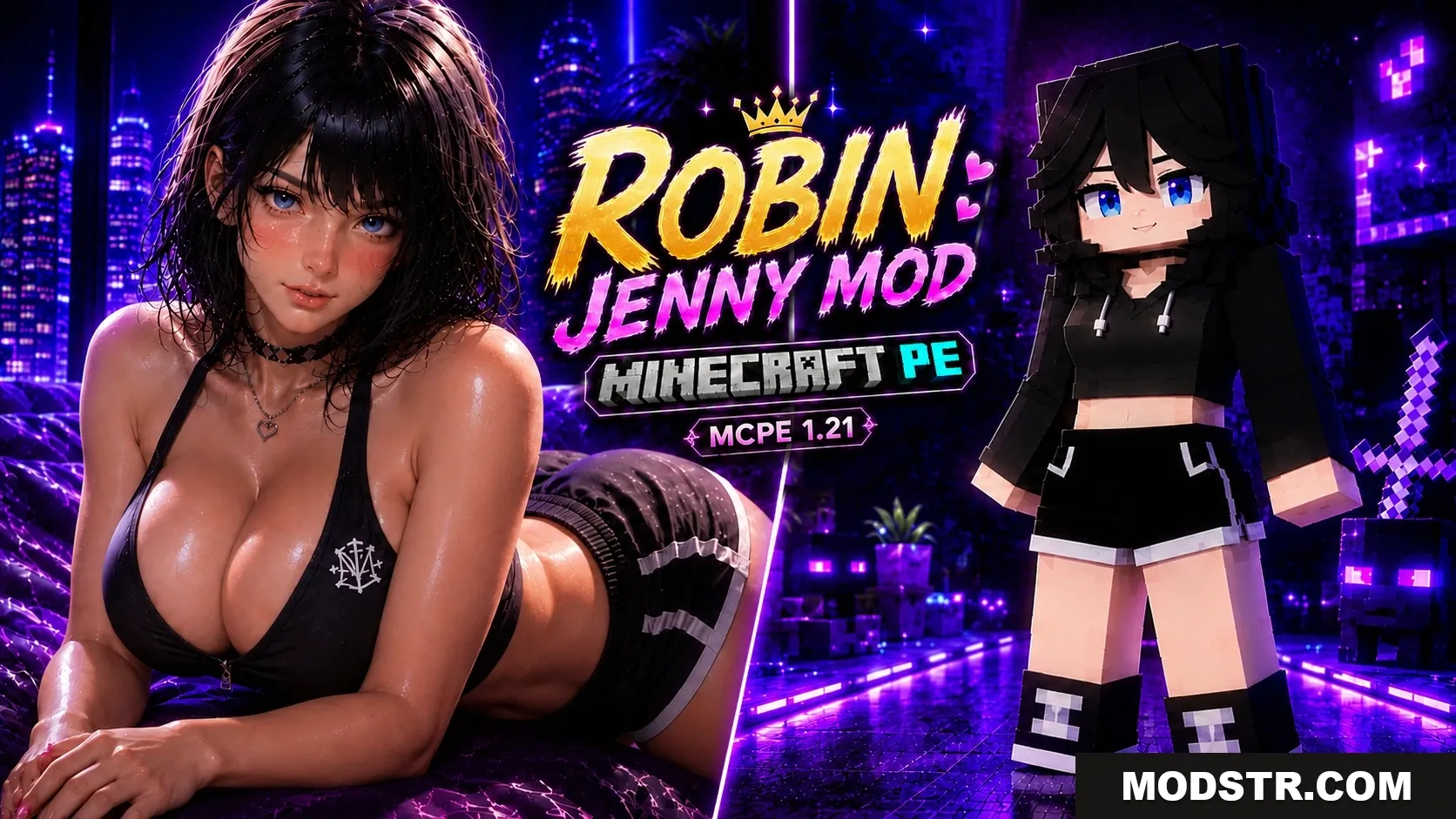 Jenny Mod (Robin Update) for Minecraft Bedrock 1.21