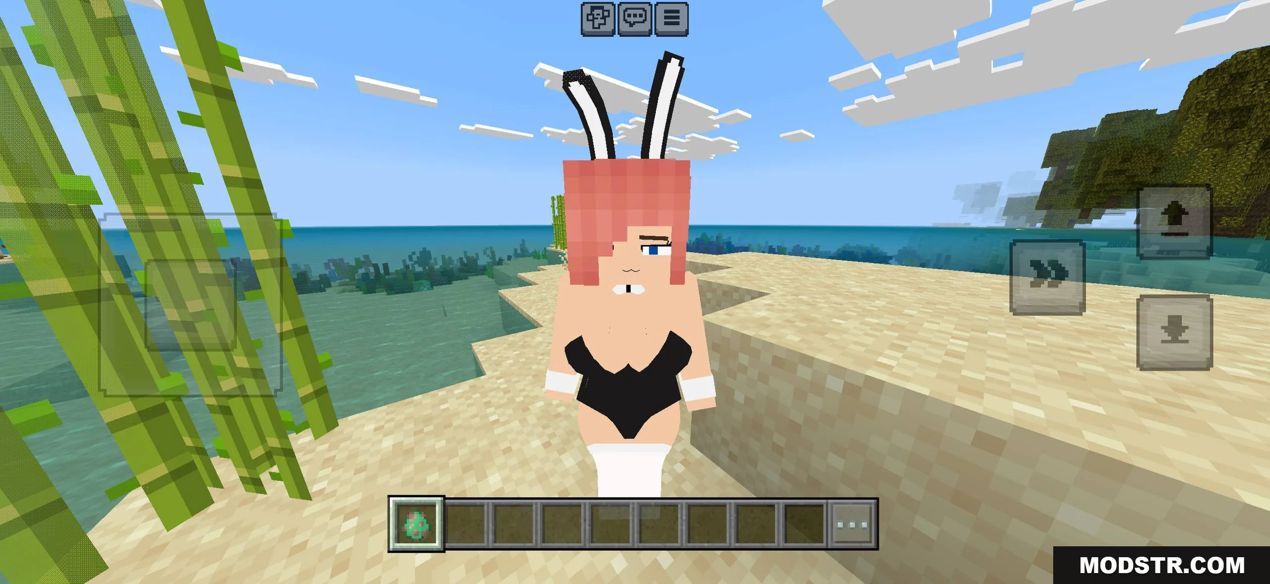Slime Girl Pack final Minecraft Bedrock preview