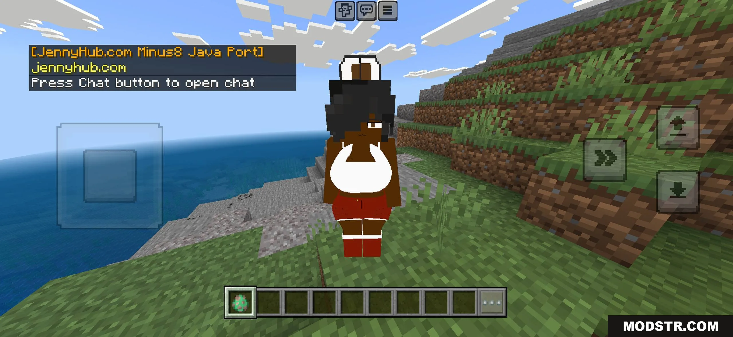 Slime Girl model variant for Minecraft PE