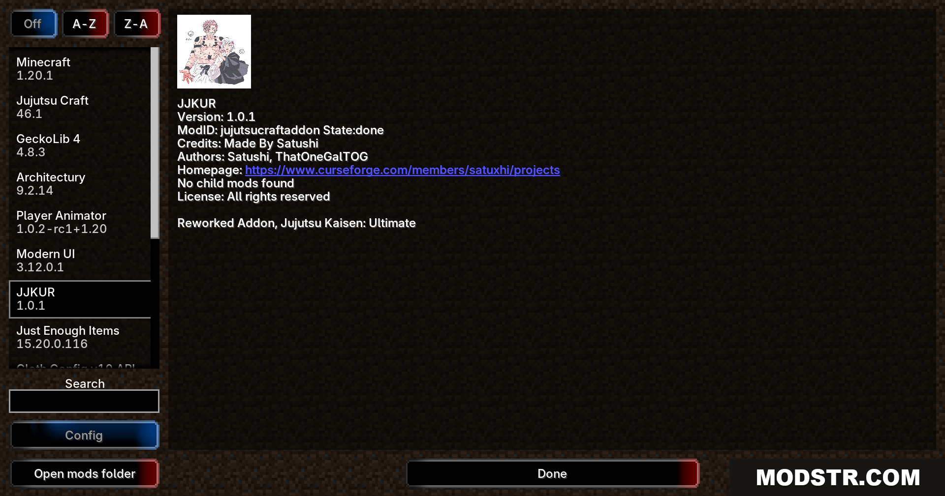 Jujutsu Kaisen Ultimate Plus Mod (1.20.1) – Join Anime Clans To Fight Cursed
