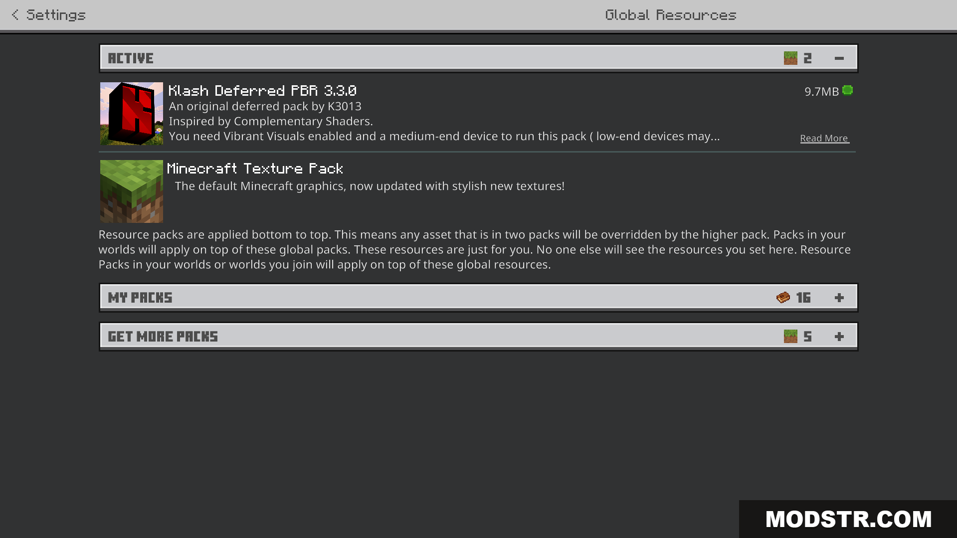 Klash Visuals Deferred PBR Shader (26.x, 1.21) – Realistic Deferred PBR Lighting