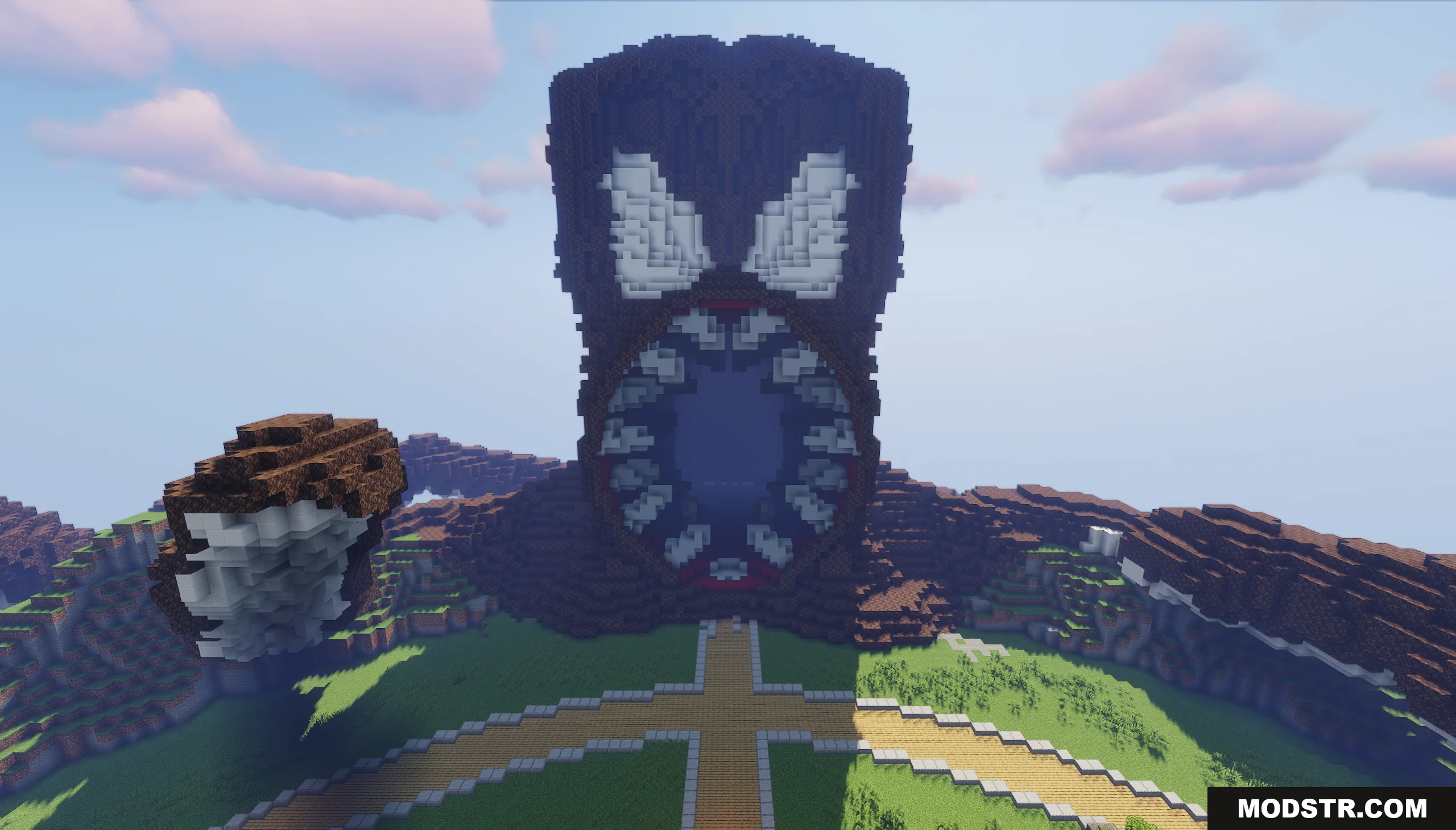 Kraken Lobby Map Screenshot 6 A giant Kraken head with a massive open mouth in the map