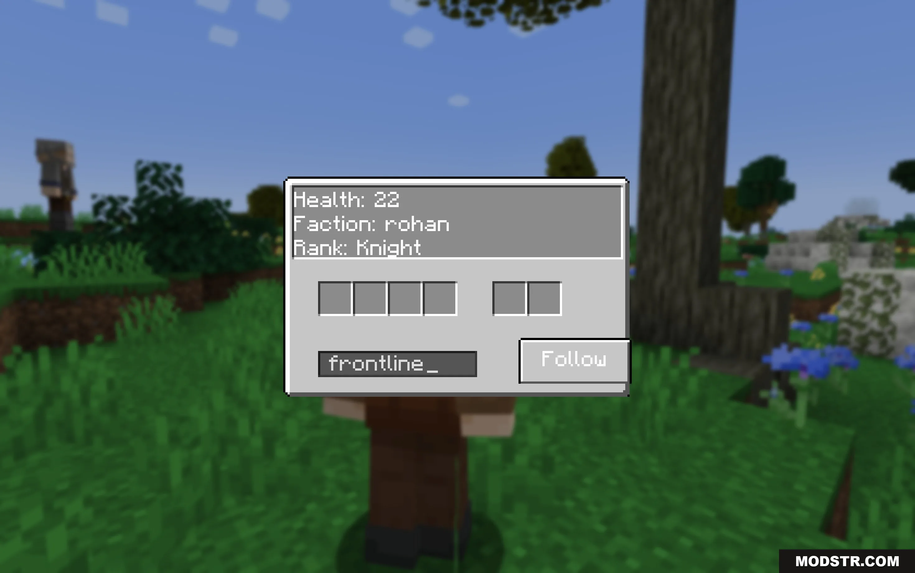 Legion of the Rings Mod Screenshot 3 Legion of the Rings Mod interface for managing hired soldiers and army tags