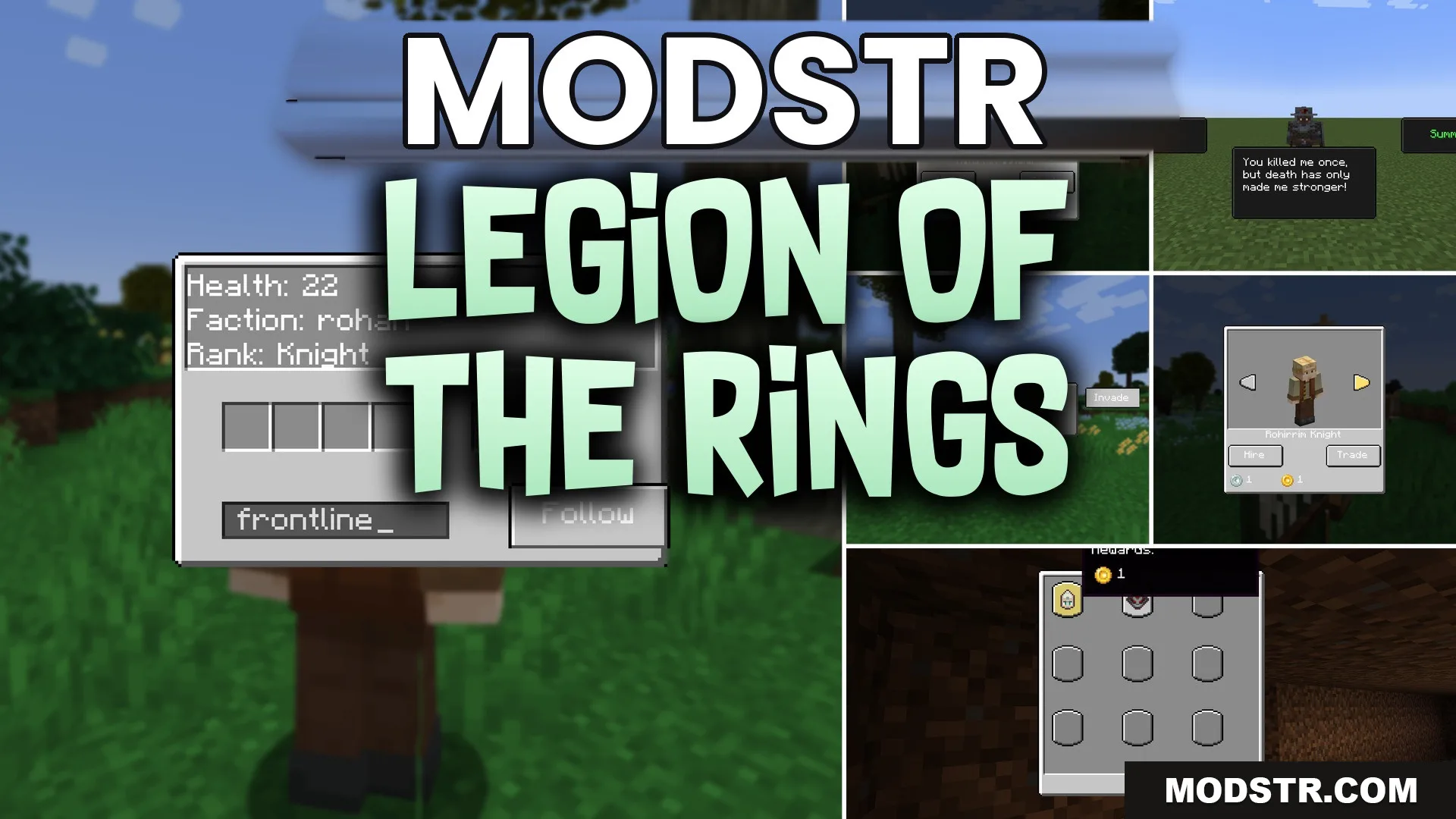 Legion of the Rings Mod (1.21.8, 1.21.1) – Command Hired Armies and Hunt cover art