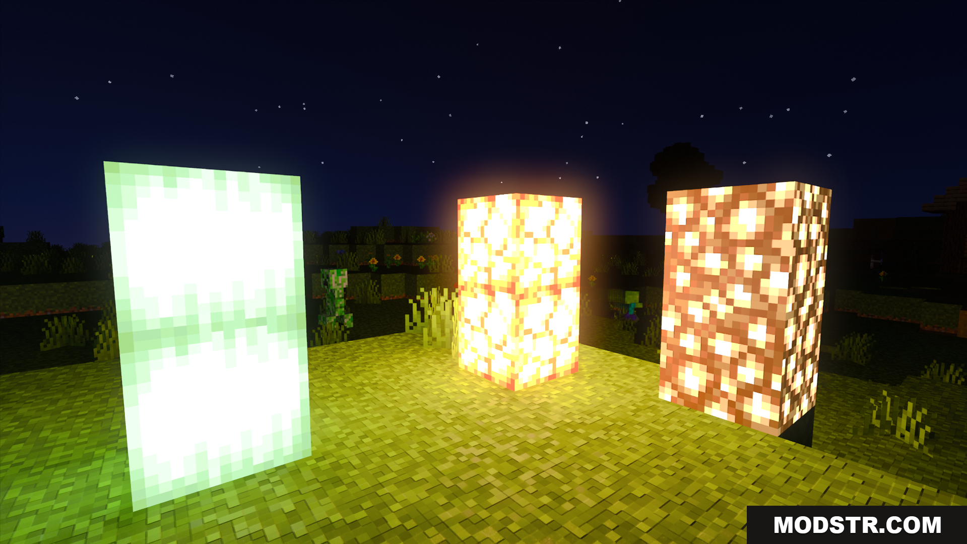 Light Path RTX Texture Pack Screenshot 6 Special lighting details improve the look of various glowing blocks