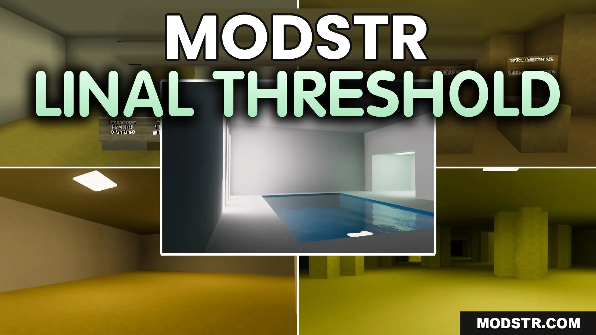 Linal Threshold Resource Pack (1.21.11) – Eerie Liminal Backrooms and Poolrooms cover art