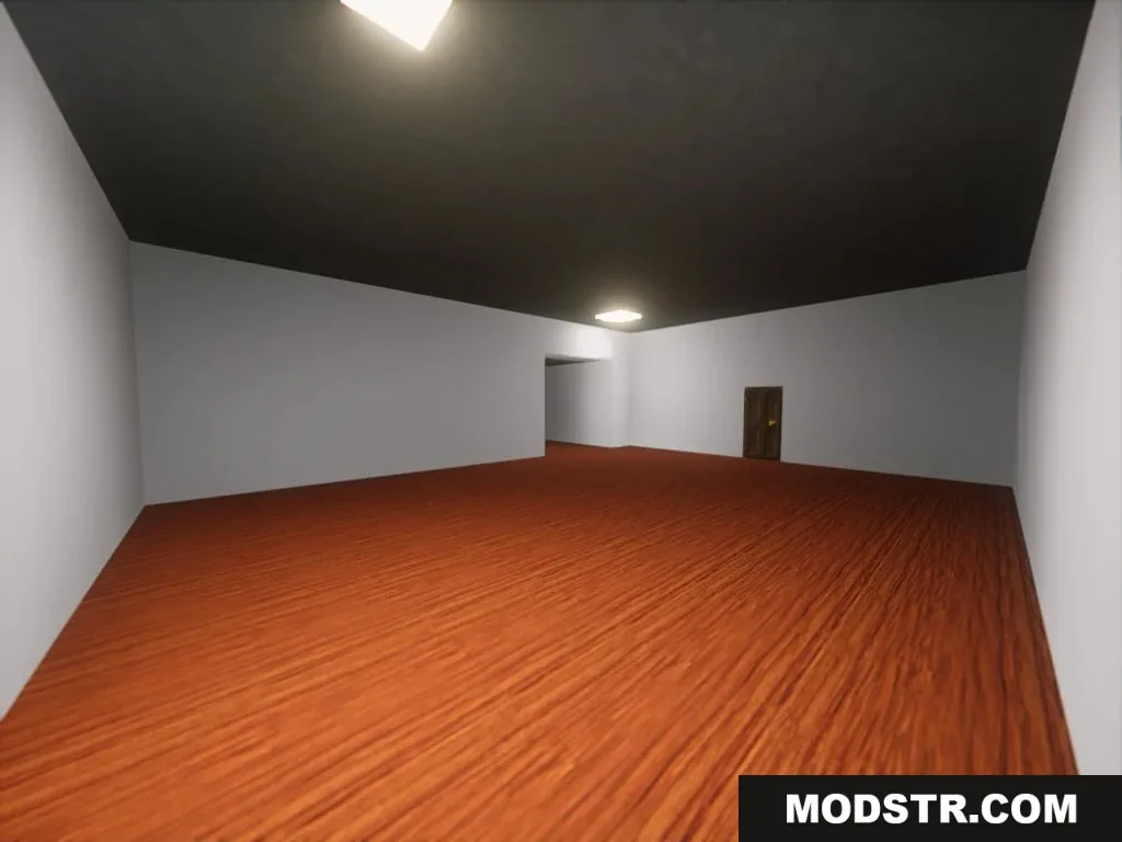 Linal Threshold Resource Pack Screenshot 6 Spacious room with white walls and dark wooden flooring featuring a single door