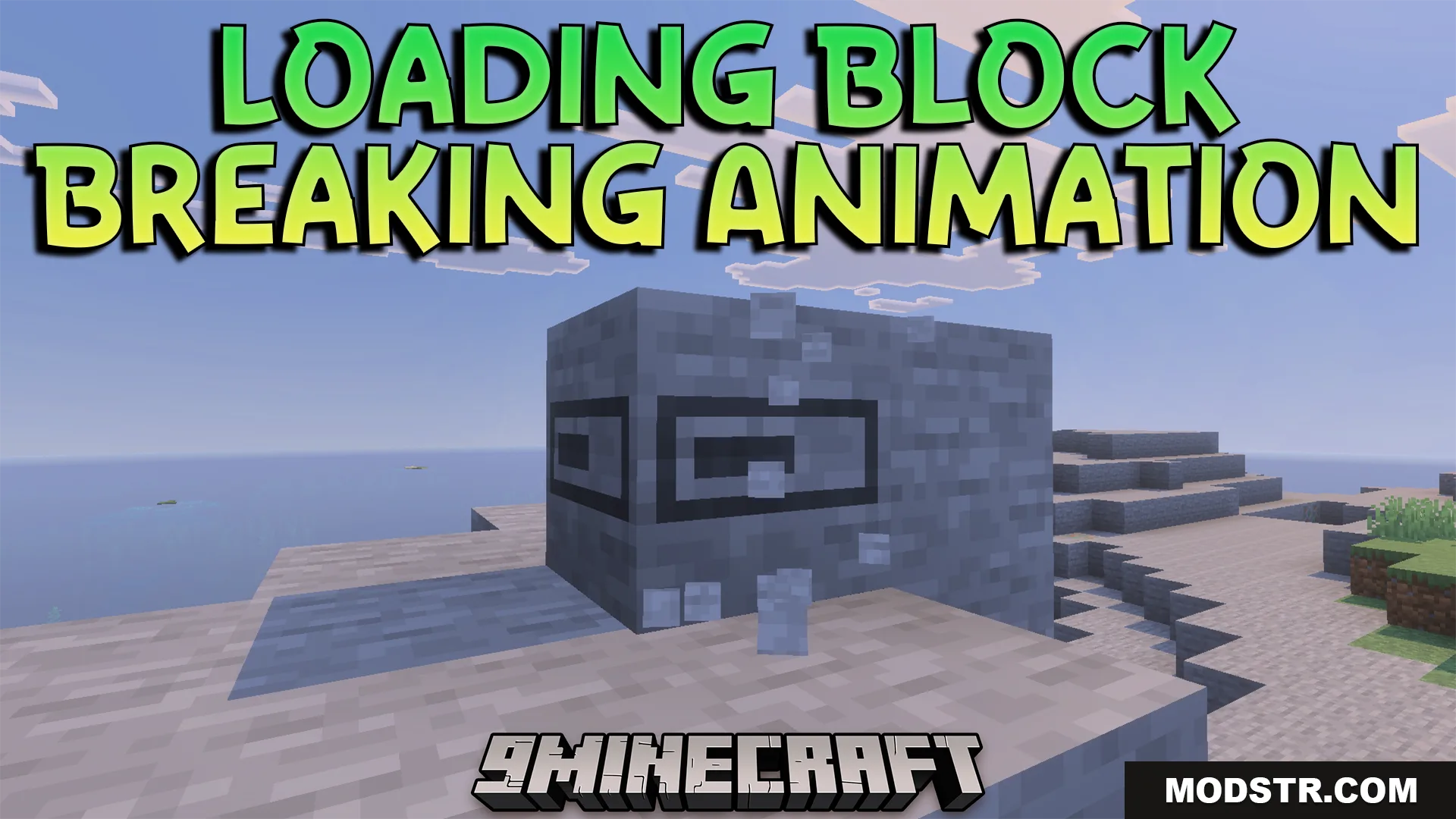 Loading Block Breaking Animation Texture Pack (26.x) – Visual Mining Progress Bar