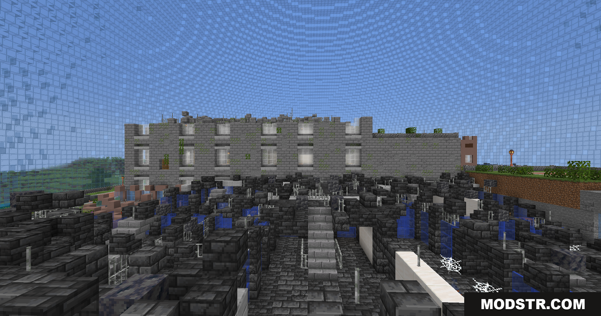 Lost Cities Filter Mod Screenshot 14 A large stone building inside a massive glass dome