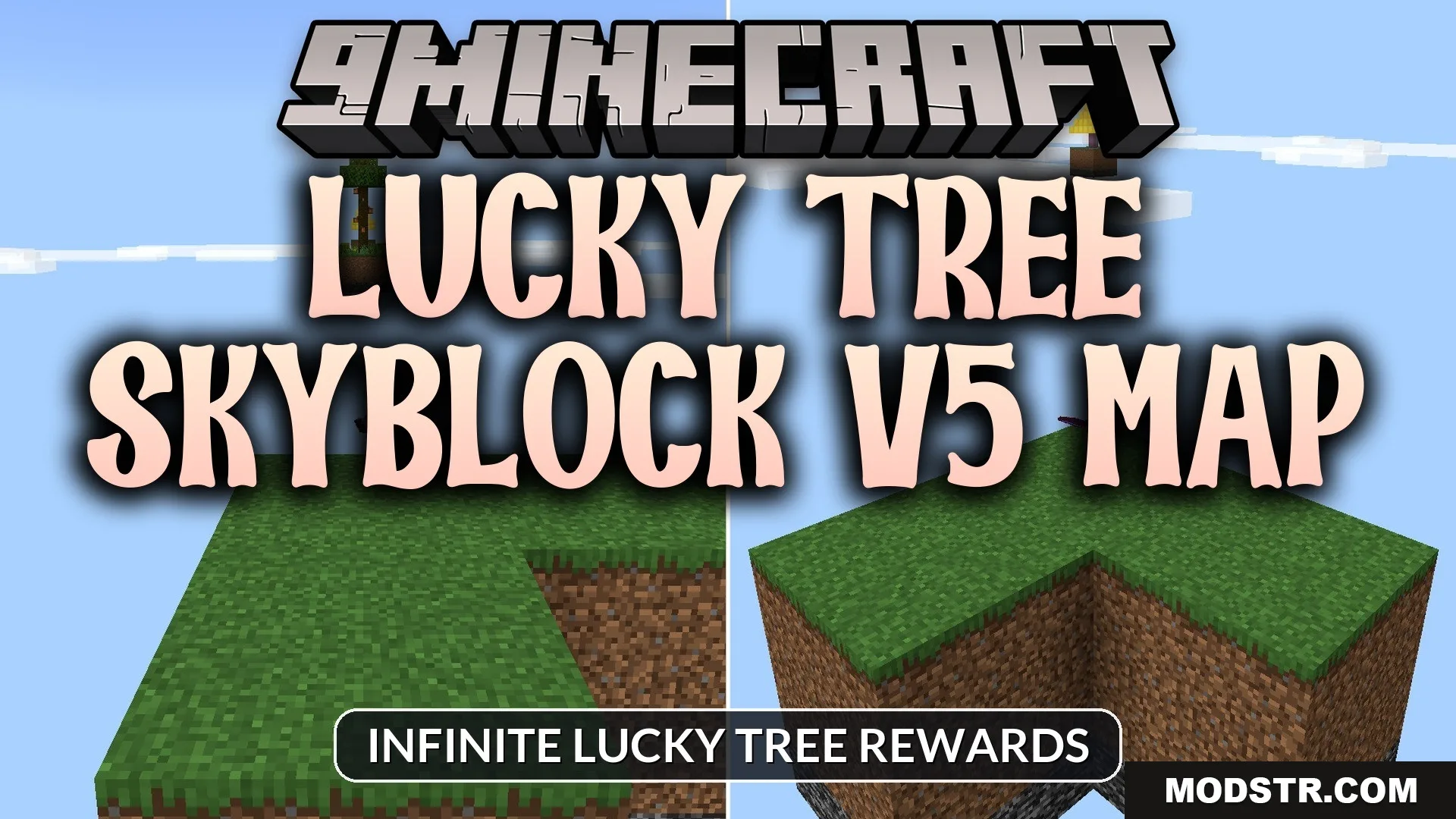 Lucky Tree Skyblock V5 Map (26.x, 1.21) – Infinite Lucky Tree Rewards cover art