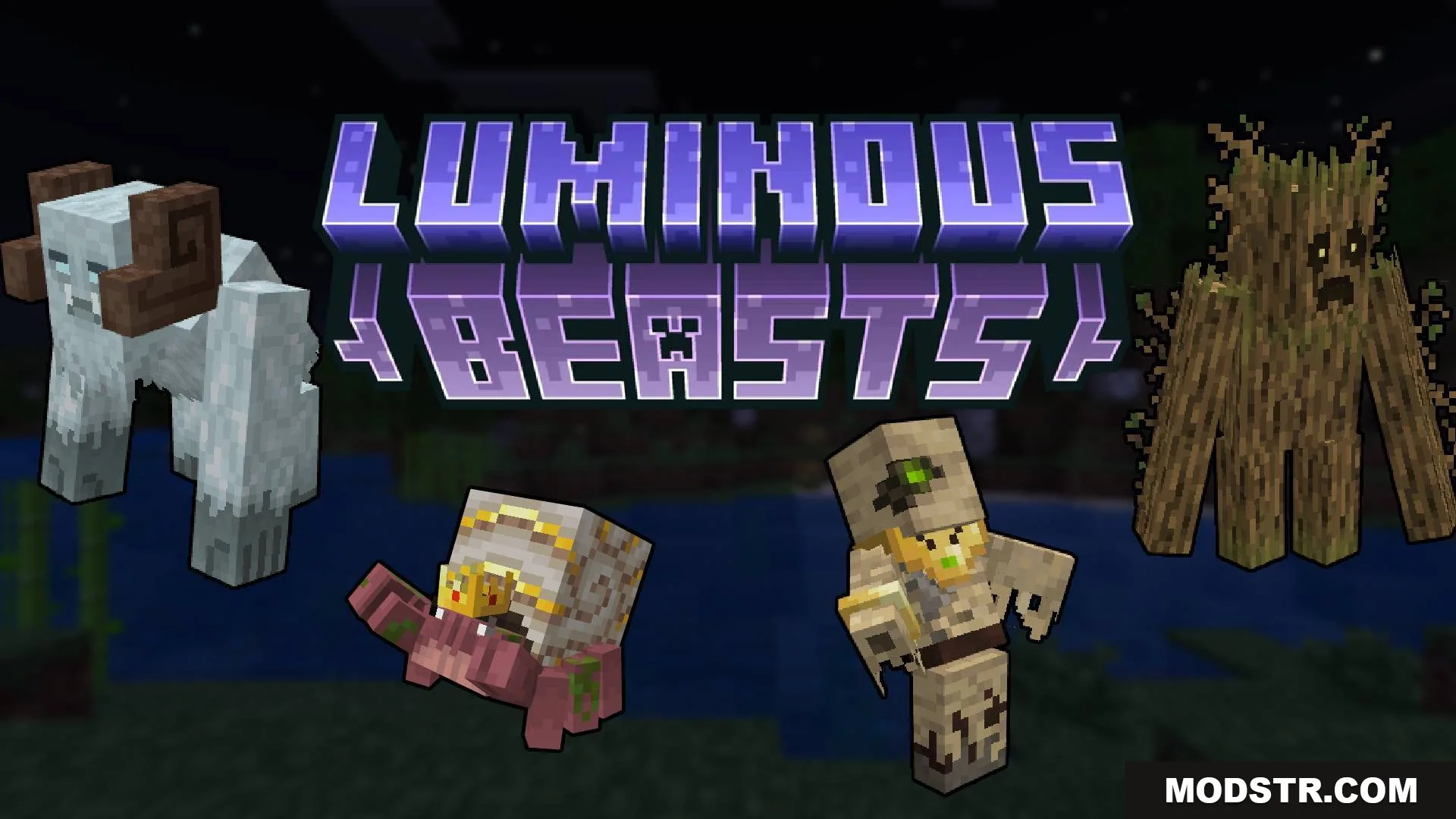 Luminous Beast Addon (26.x, 1.21) – MCPE/Bedrock Mod cover art