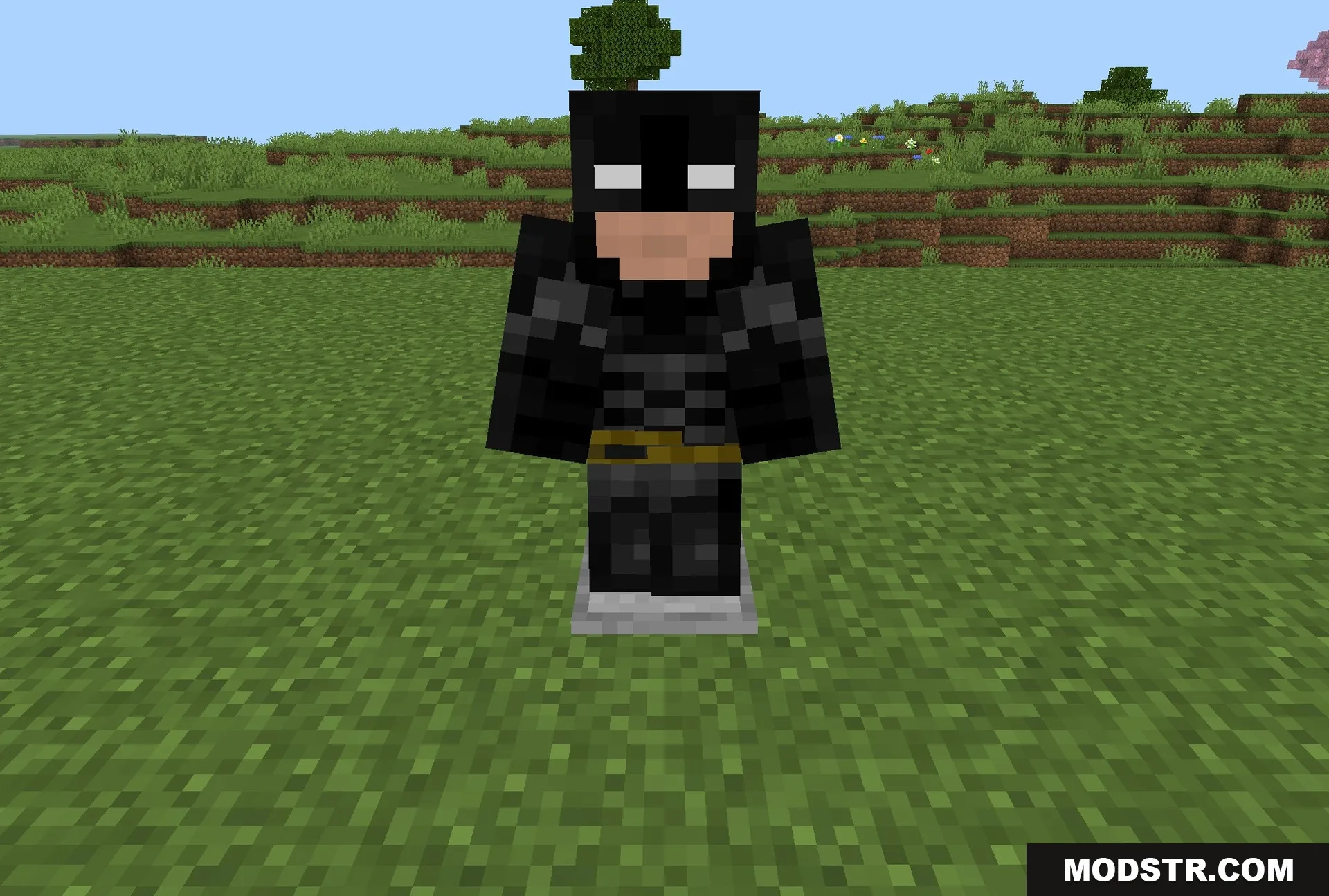 Marvel & Dc Superhero's Addon Screenshot 3 The Batman suit, cowl and belt included