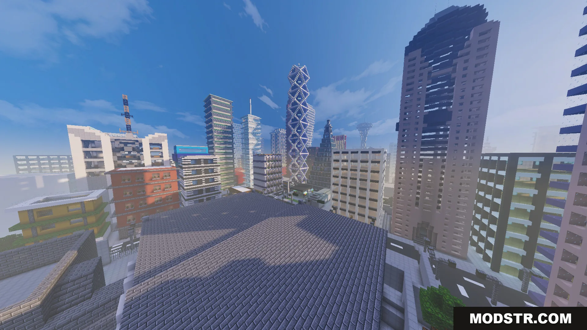 Marvis City LITE Map Screenshot 7 View of tall skyscrapers and buildings in Marvis City LITE Map