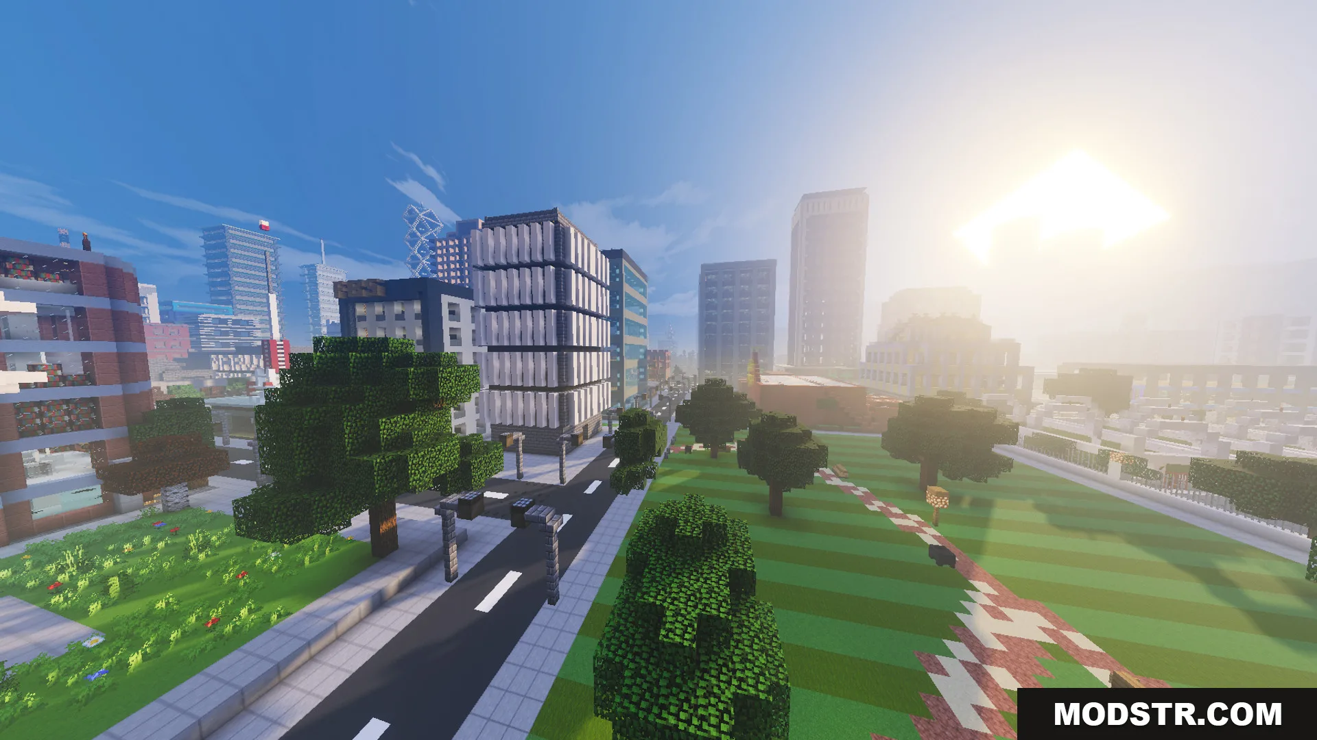 Marvis City LITE Map Screenshot 4 Explore massive skyscrapers and different building styles across the huge city districts