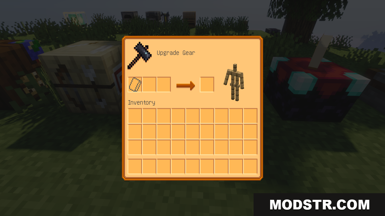 Mayview Resources Texture Pack Screenshot 14 Upgrading gear with a custom Smithing Table interface