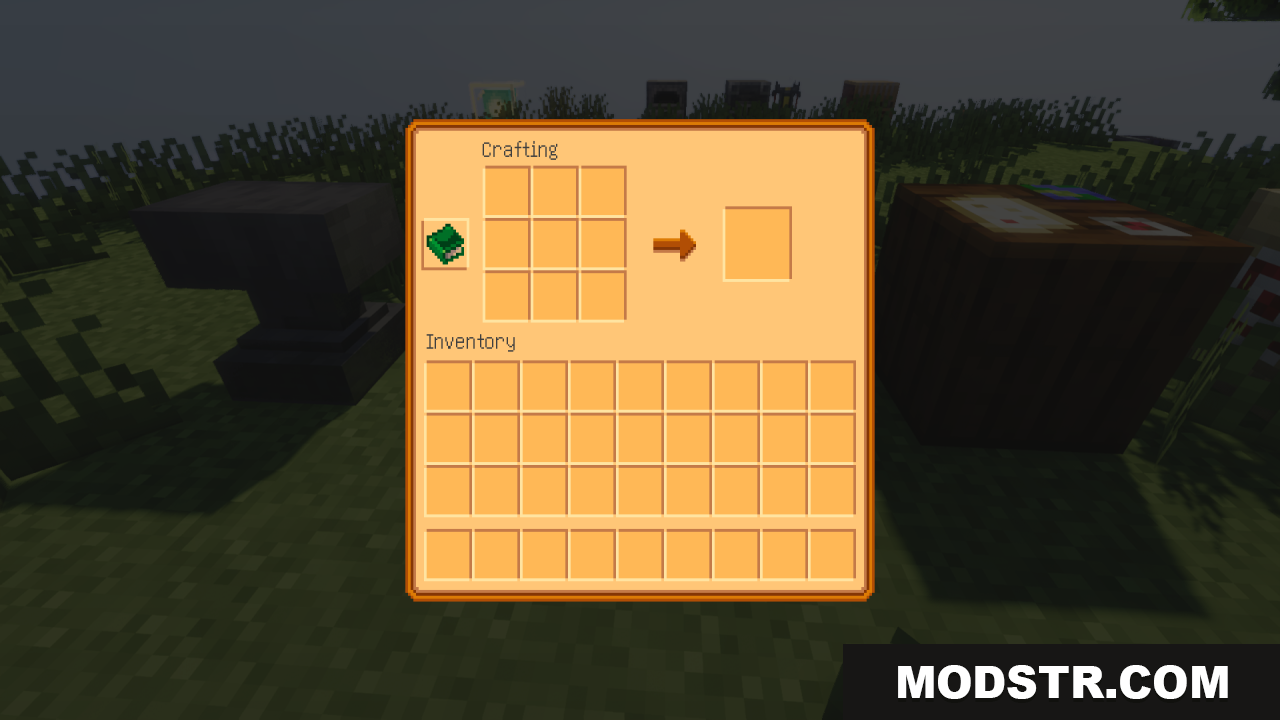 Mayview Resources Texture Pack Screenshot 16 A custom crafting menu with a warm Stardew Valley inspired theme