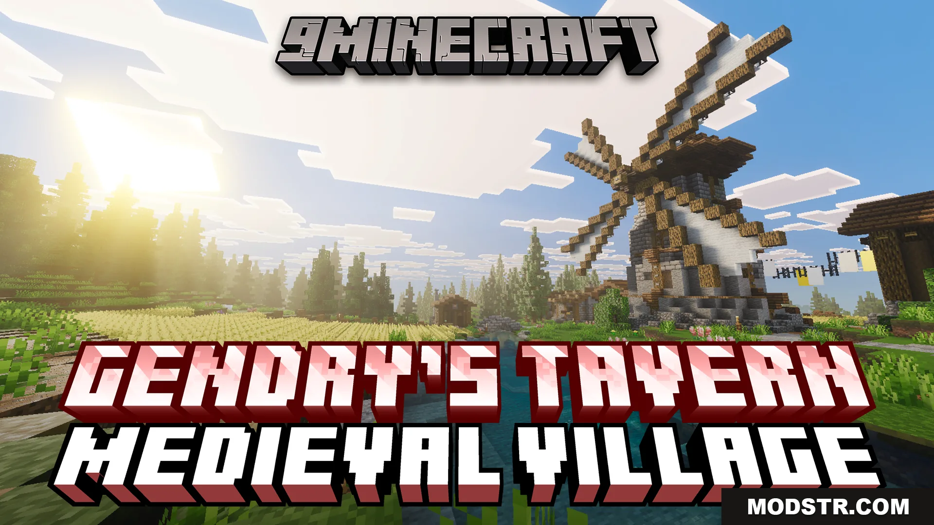 Medieval Village Gendrys Tavern Map (26.x, 1.21) – Settle Down in a Cozy Fantasy Village