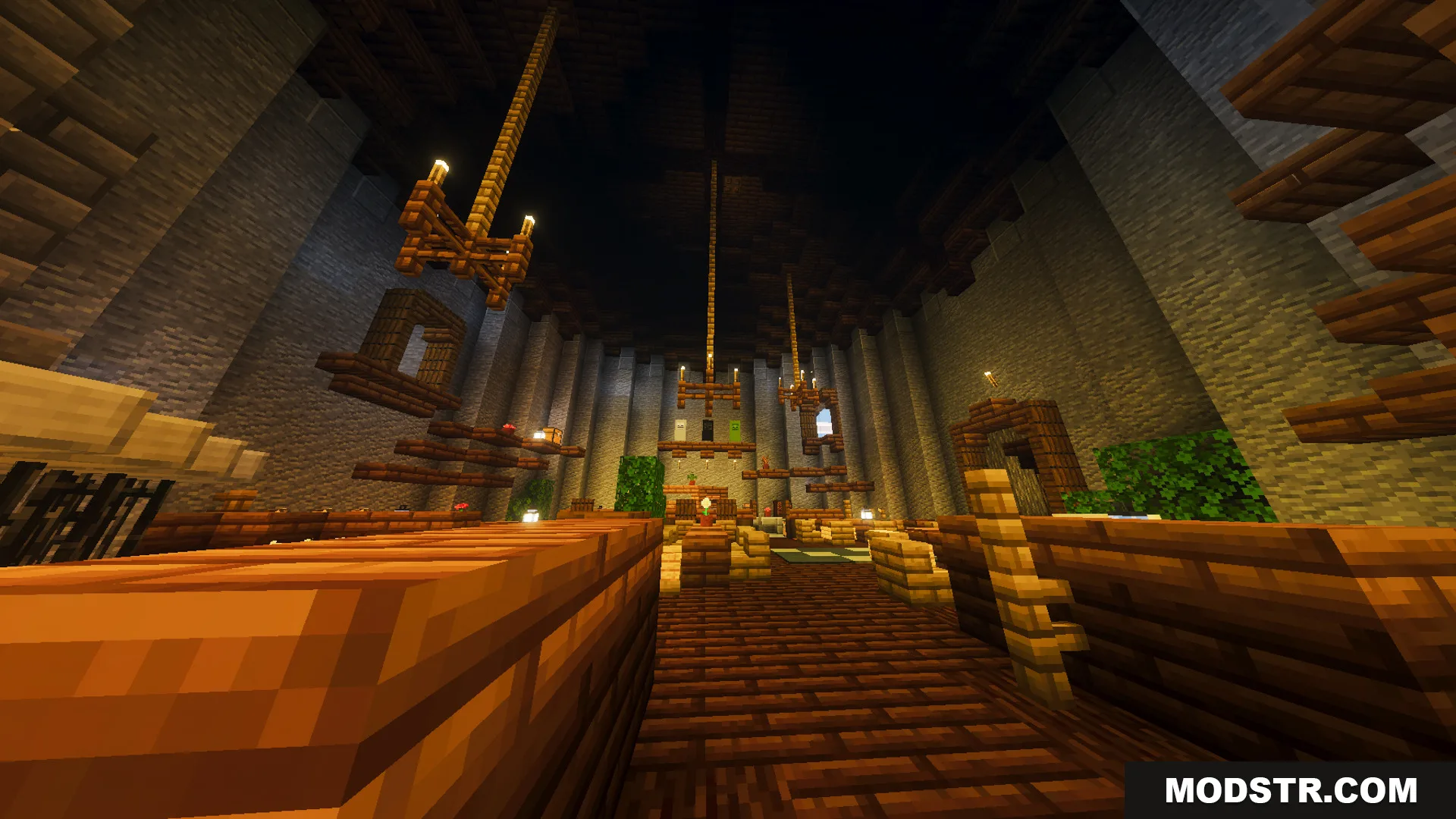 Medieval Village Gendrys Tavern Map Screenshot 11 Interior of the giant tavern in the Medieval Village Gendrys Tavern Map