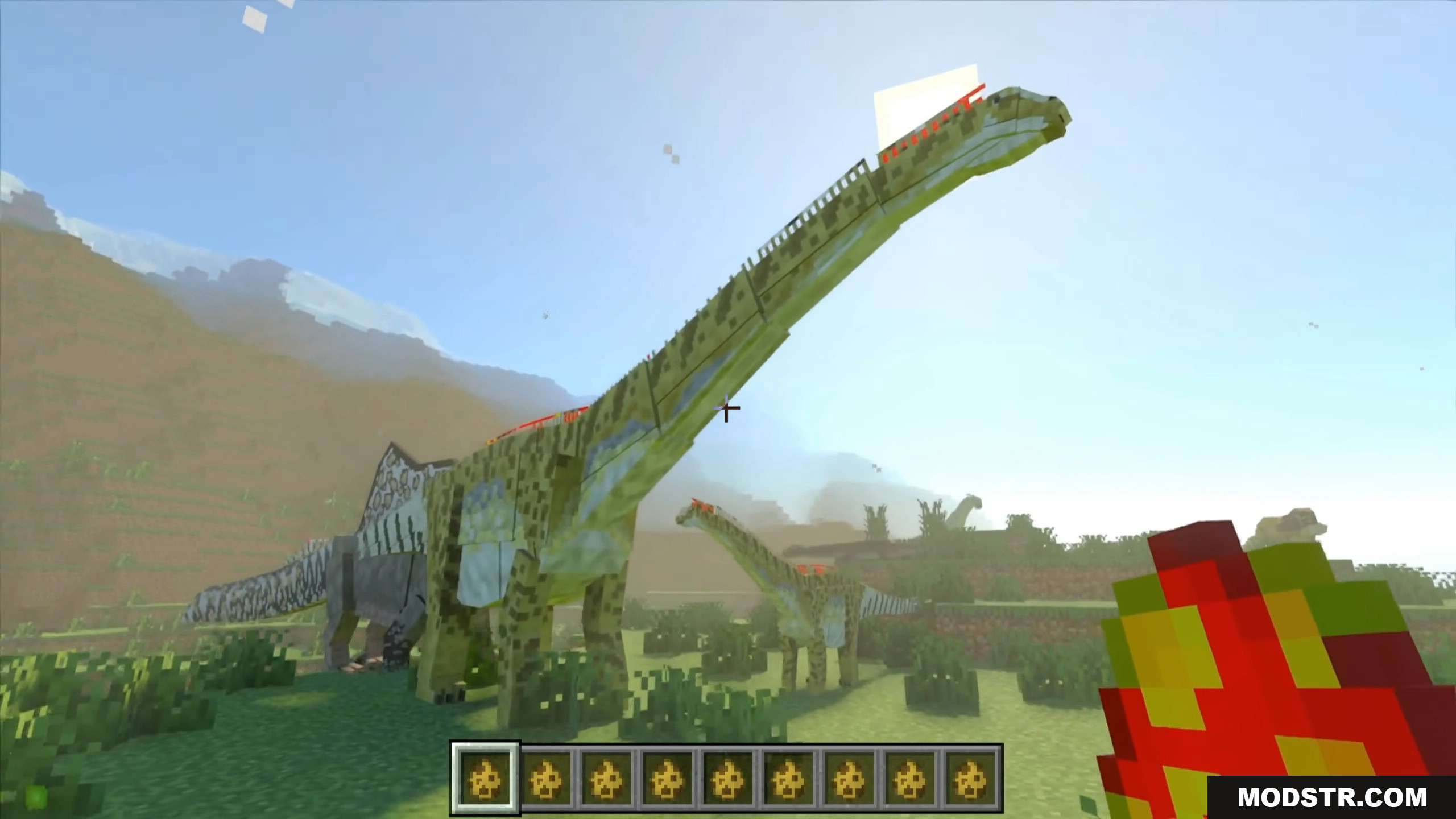 Mesozoic Biology Addon Screenshot 9 Scientifically accurate prehistoric dinosaur species roaming in a grassy world