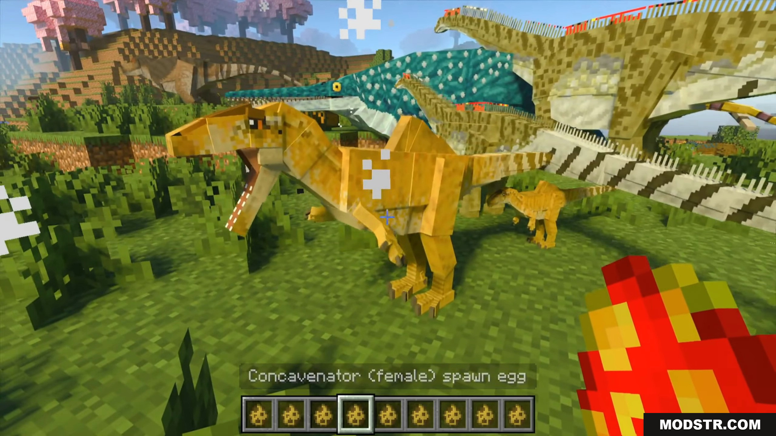 Mesozoic Biology Addon Screenshot 10 Tame baby dinosaurs and fully grown prehistoric species in game