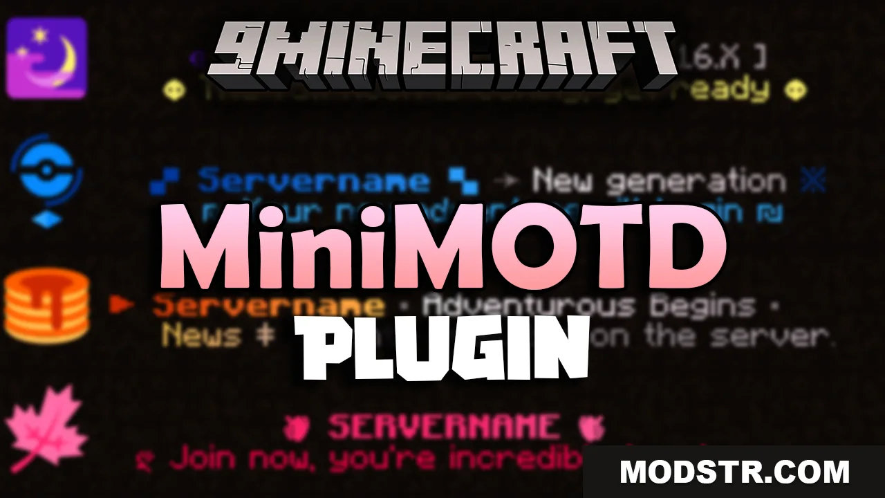 MiniMOTD Plugin (26.2, 1.20.1) – MiniMOTD Is A MOTD Plugin Using MiniMessage For Formatting