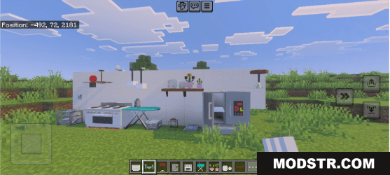 Modblockte Furniture Addon MCPE/Bedrock Mods & Addon Screenshot 5