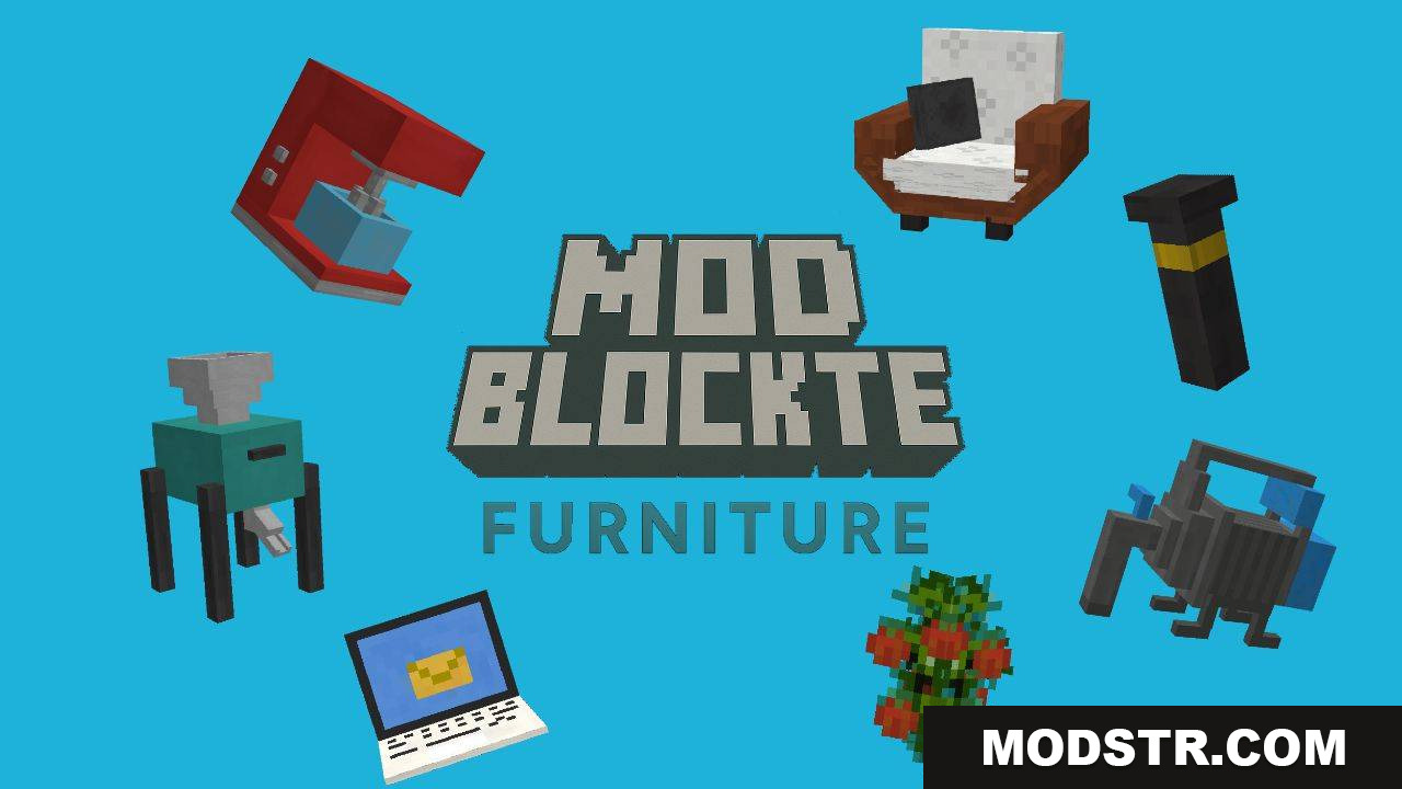 Modblockte Furniture Addon MCPE/Bedrock Mods & Addon