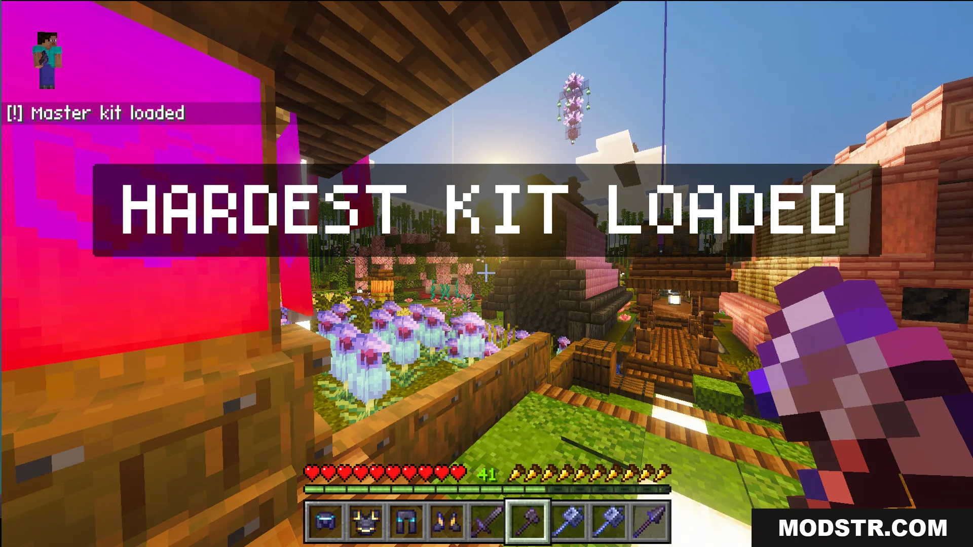 Modern Kit Pvp Practice Map Screenshot 5 Modern kit pvp practice map showing a player with a combat kit