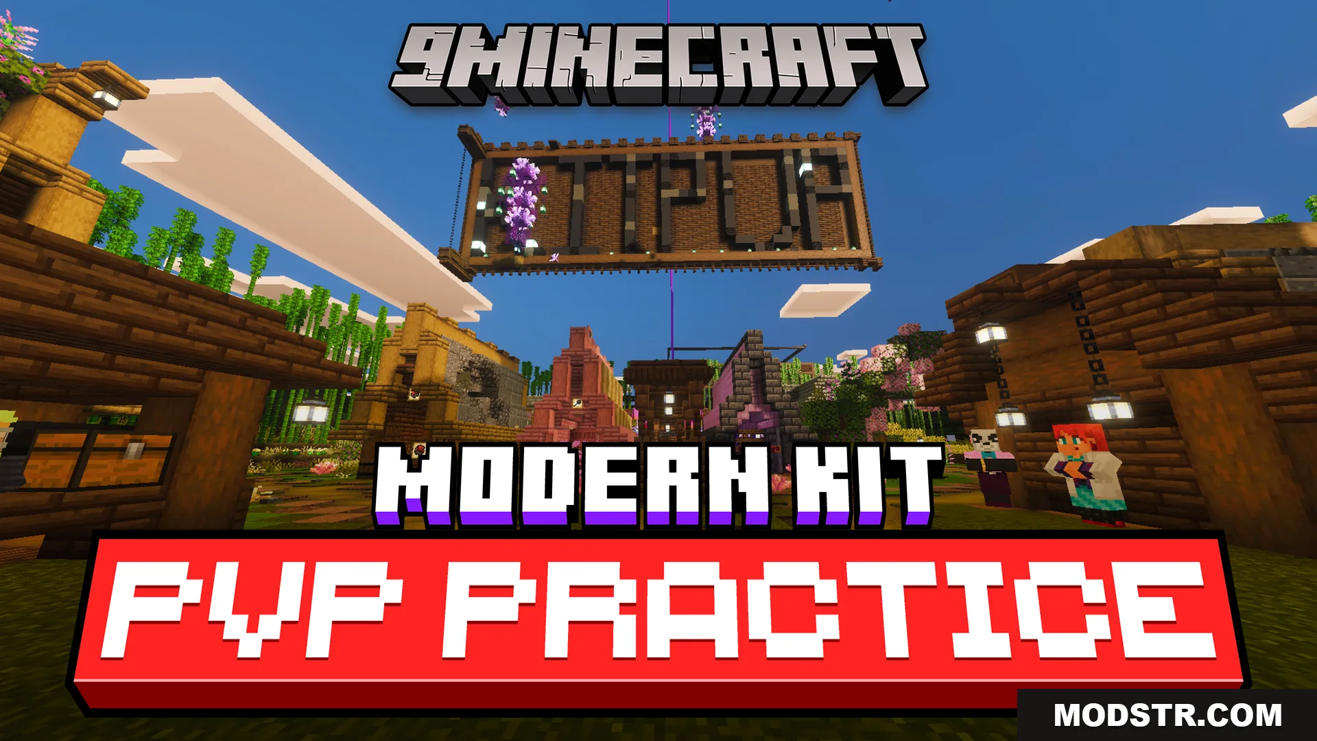 Modern Kit Pvp Practice Map (26.x, 1.21) – Master Twenty Combat Kits in Brutal Bot Arenas cover art