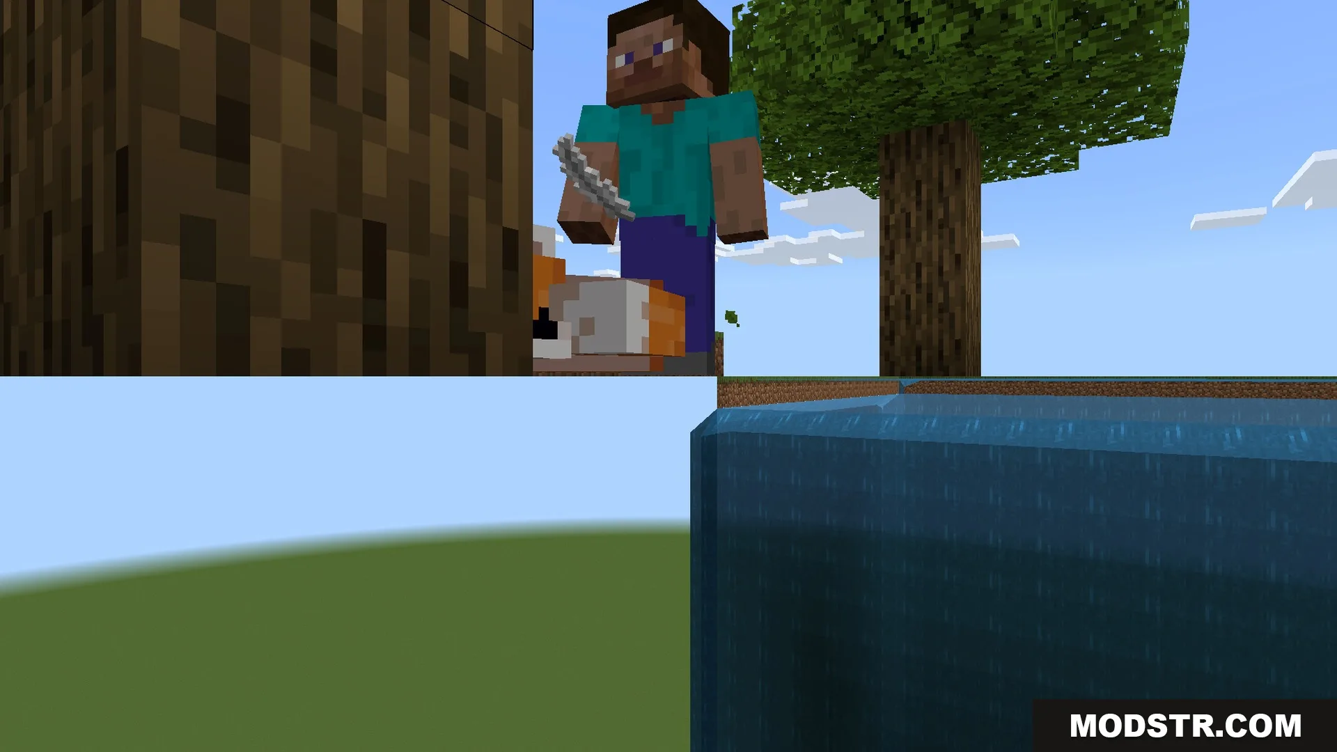 Carrying a fox - pick up almost any mob