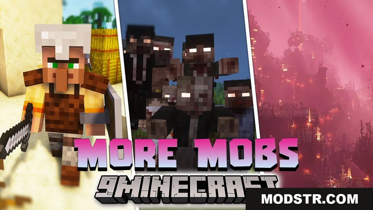 More Mobs Data Pack (26.2, 1.20.1) – More Vanilla Creatures cover art