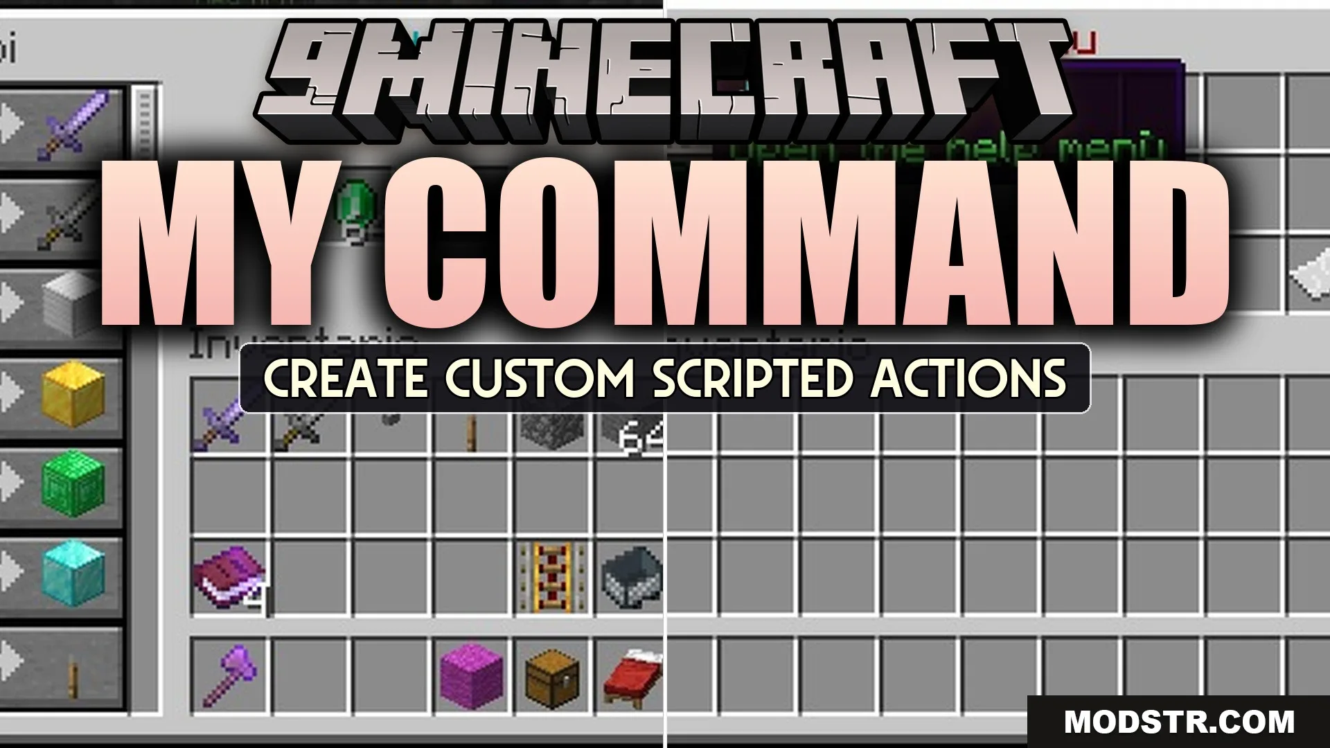 My Command Plugin (1.21.4, 1.20.1) – Save Players Time with Custom Menus