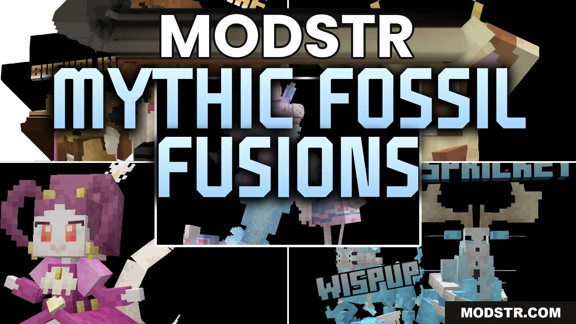 Mythic Fossil Fusions Data Pack (1.21.1) – Revive and Evolve Mythical Creatures cover art