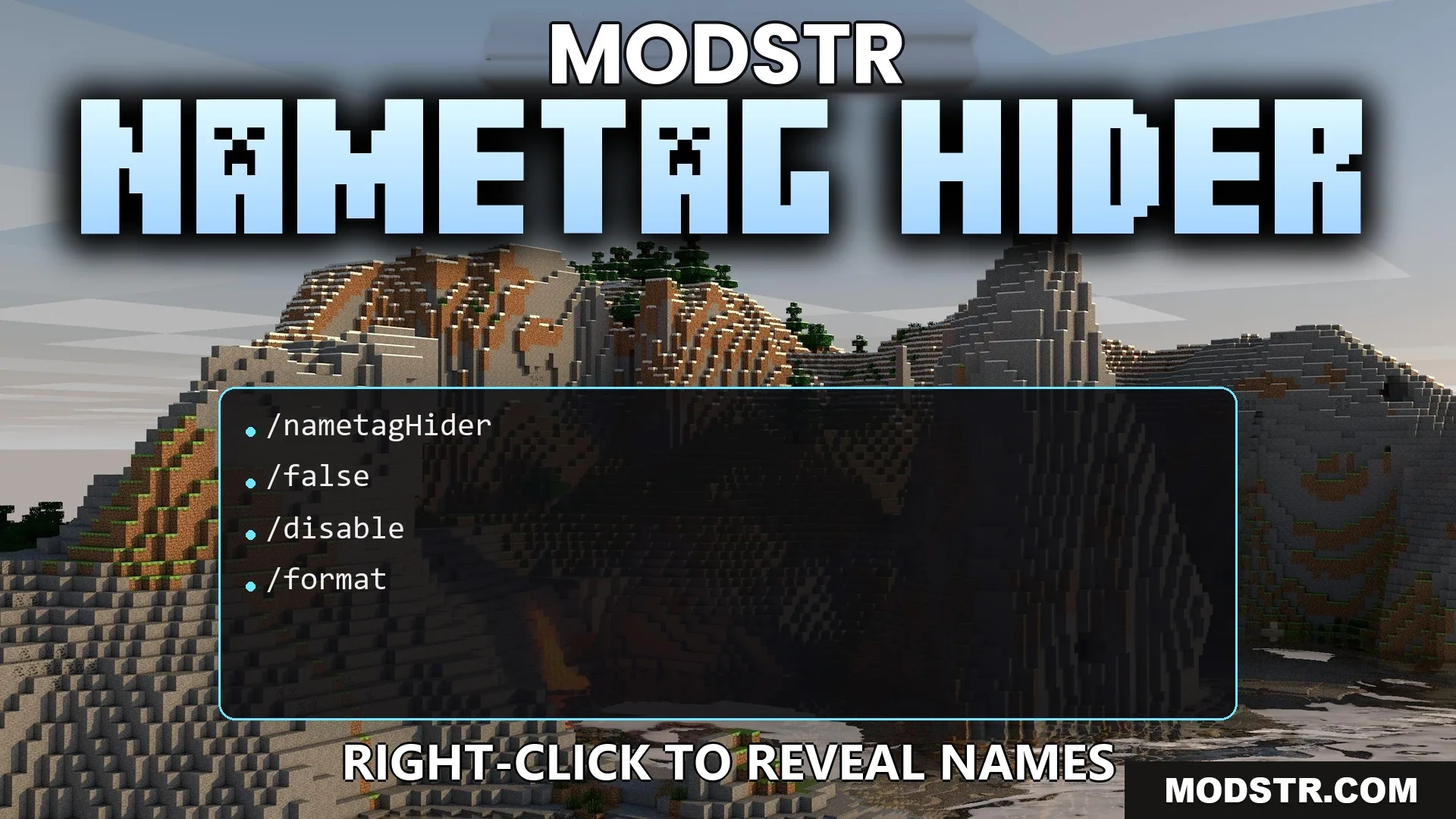 Nametag Hider Plugin (26.2, 1.21.1) – Keep Names Hidden Until Players Meet Face cover art