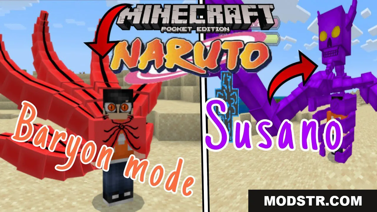 Naruto Craft Addon (1.26, 1.21) – MCPE/Bedrock Mod