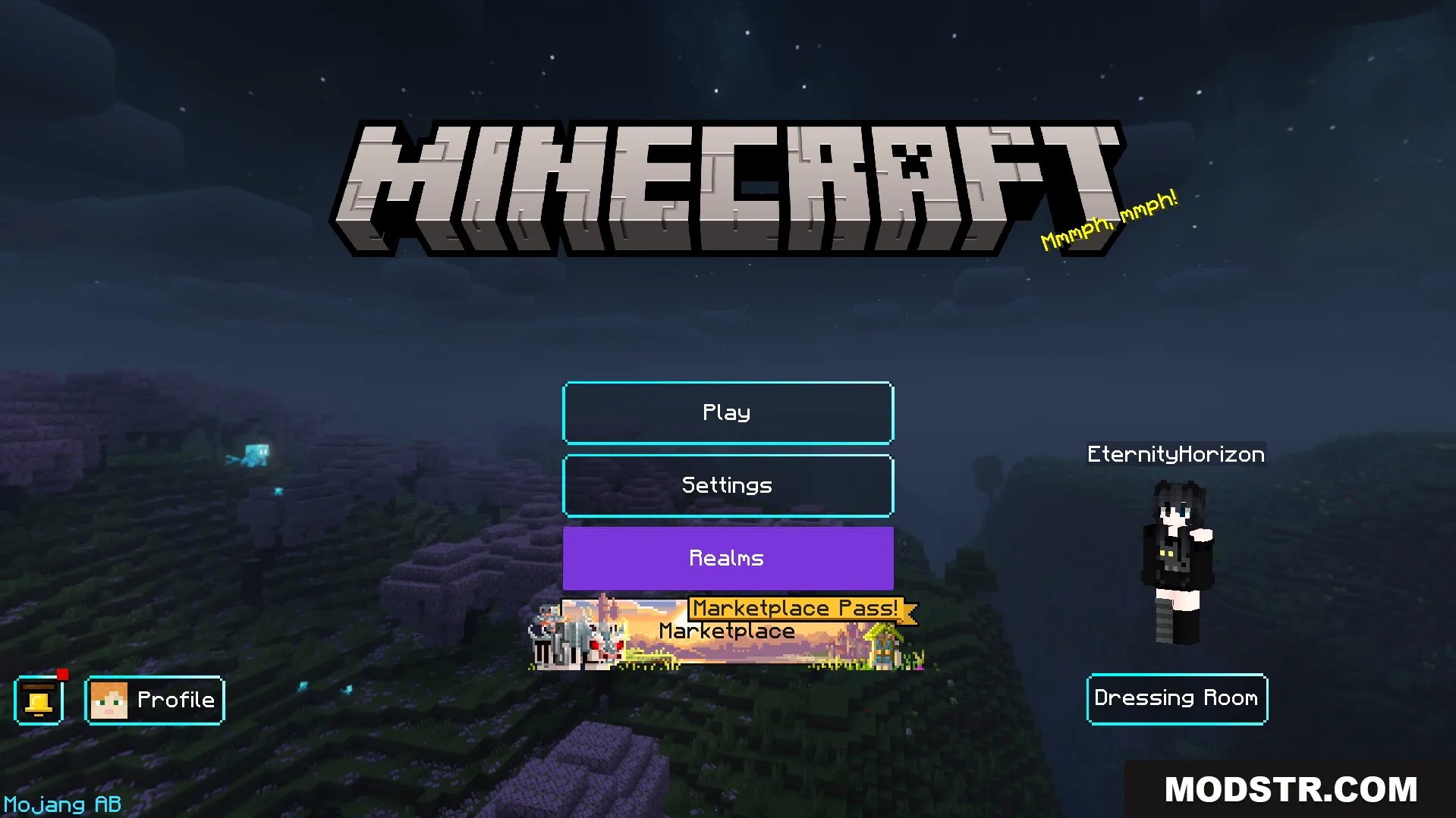 Neqs Clean UI Texture Pack Screenshot 6 Neqs Clean UI Texture Pack main menu featuring a simple and clear layout