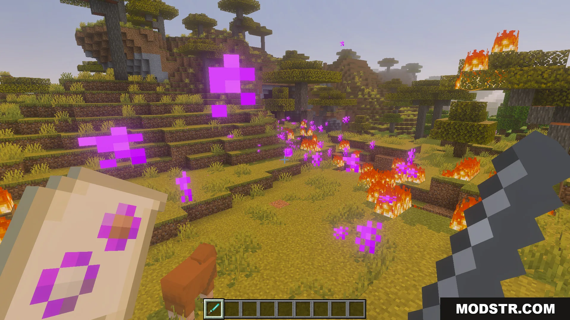 Casting a magic spell with a custom scroll from Nicos Magic Spells Addon