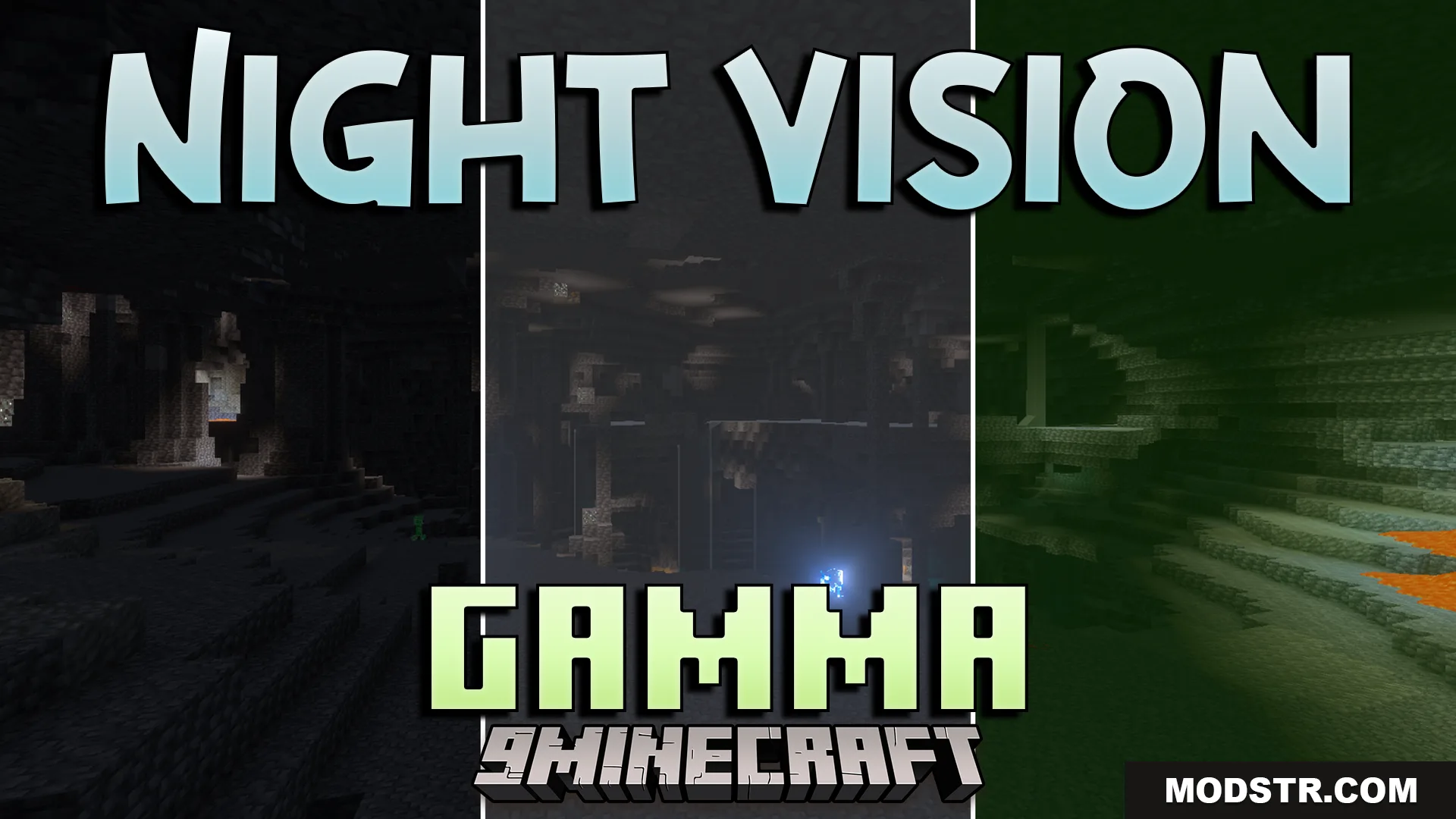 Night Vision Gamma Addon (26.x, 1.21) – Illuminate Dark Caves Without Placing Torches