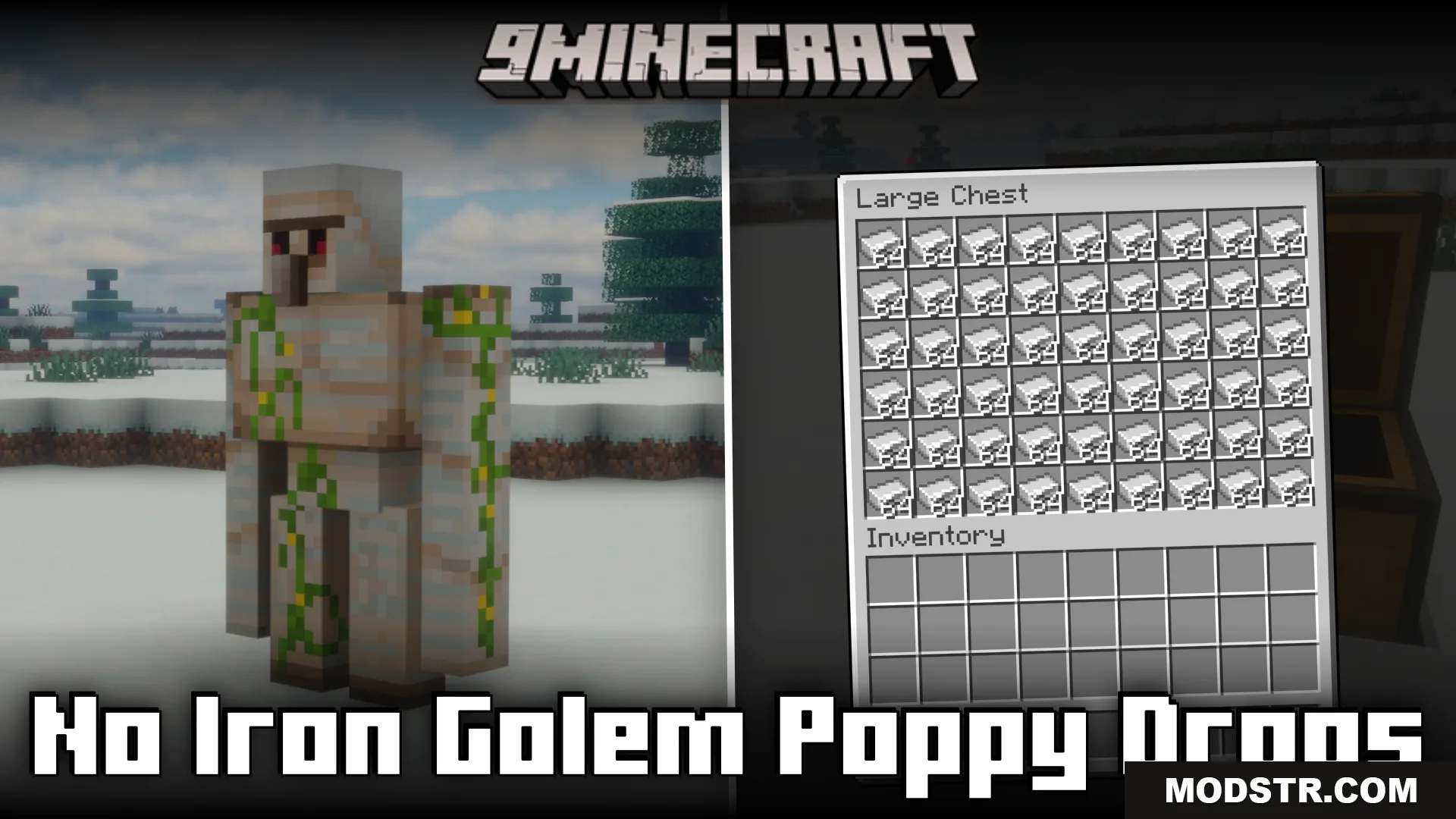 No Iron Golem Poppy Drops Mod (26.2, 1.21.1) – Golems No Longer Drop Poppies