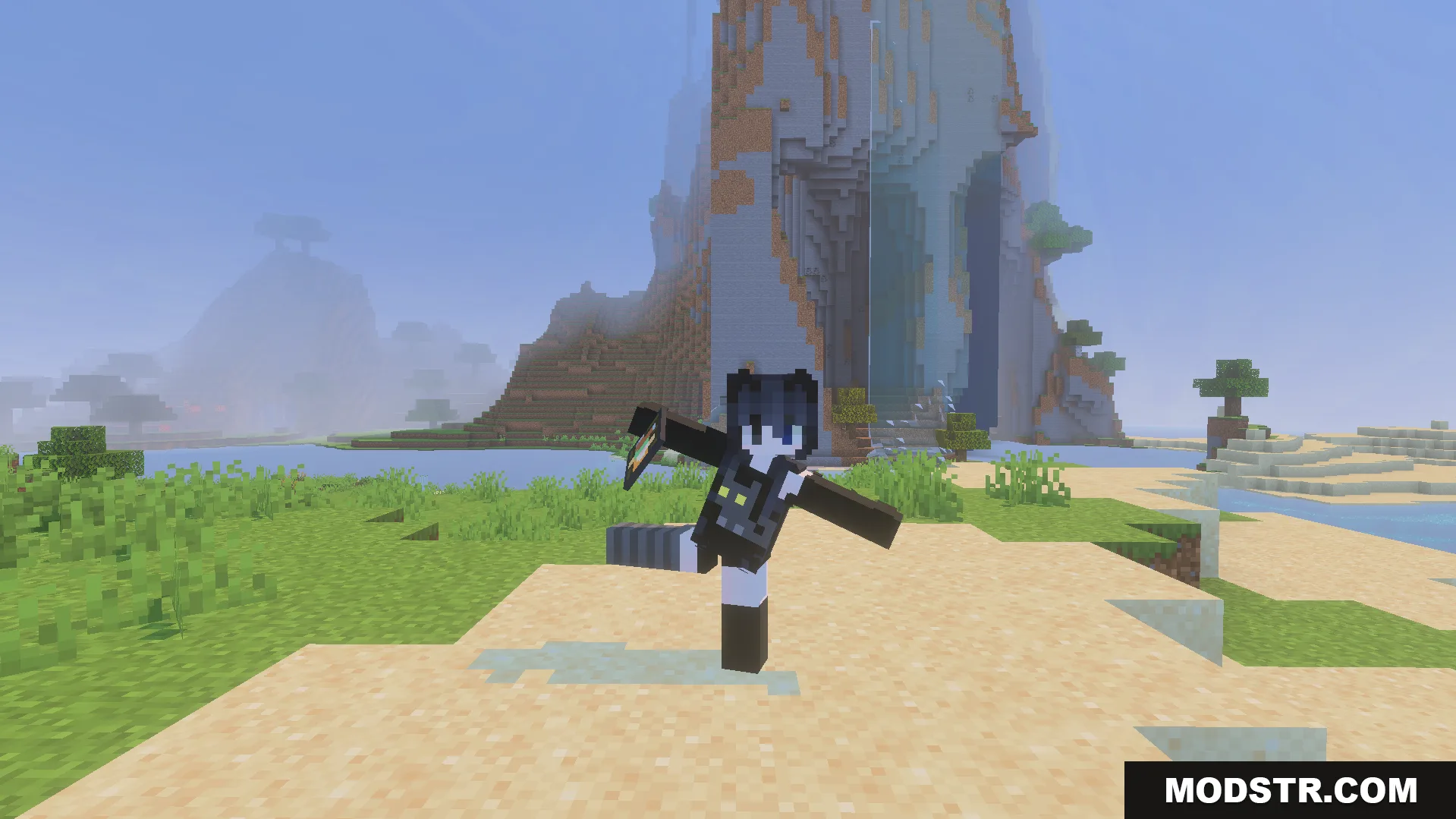 Not Enough Emotes Addon Screenshot 9 Not Enough Emotes Addon allows players to perform custom balancing poses