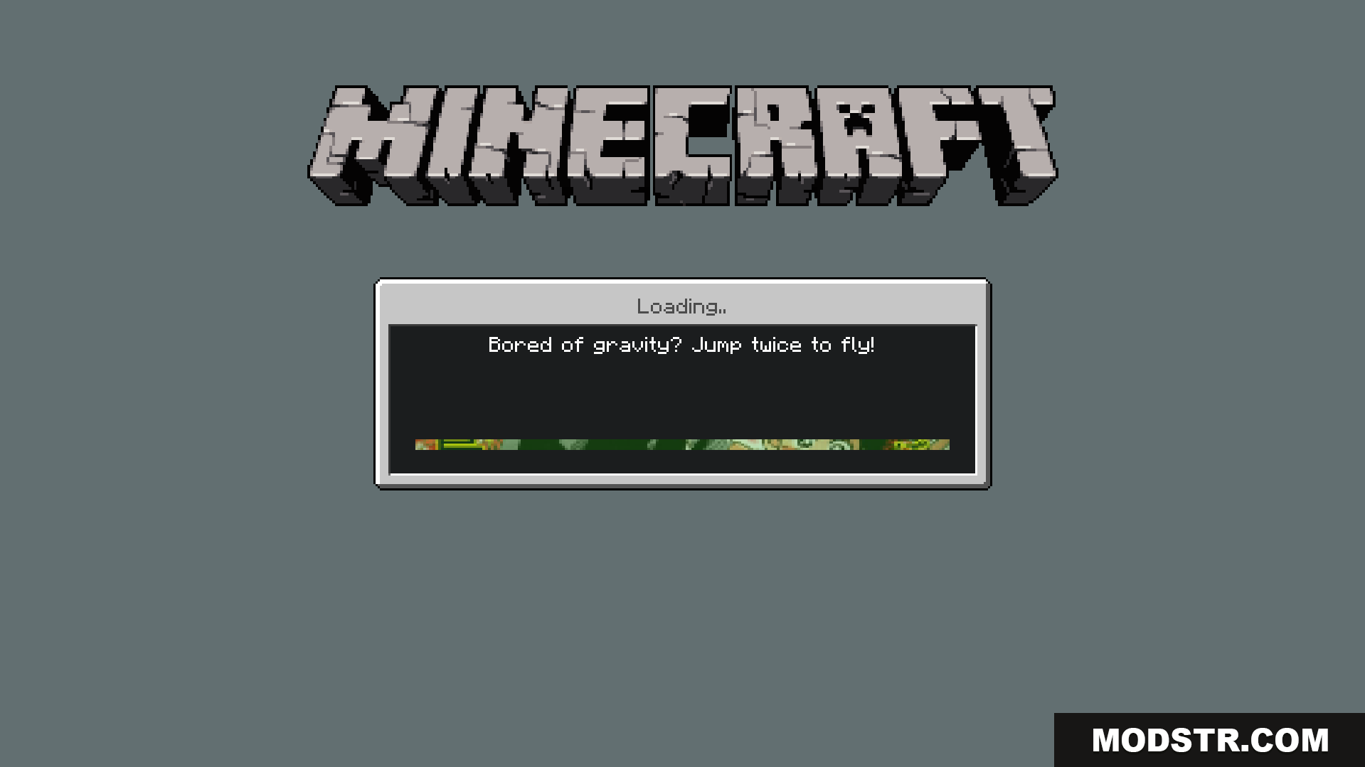 Objet Traduit 100x Natop Texture Pack Screenshot 2 The game loading screen shows off the addon's chaotic new textures