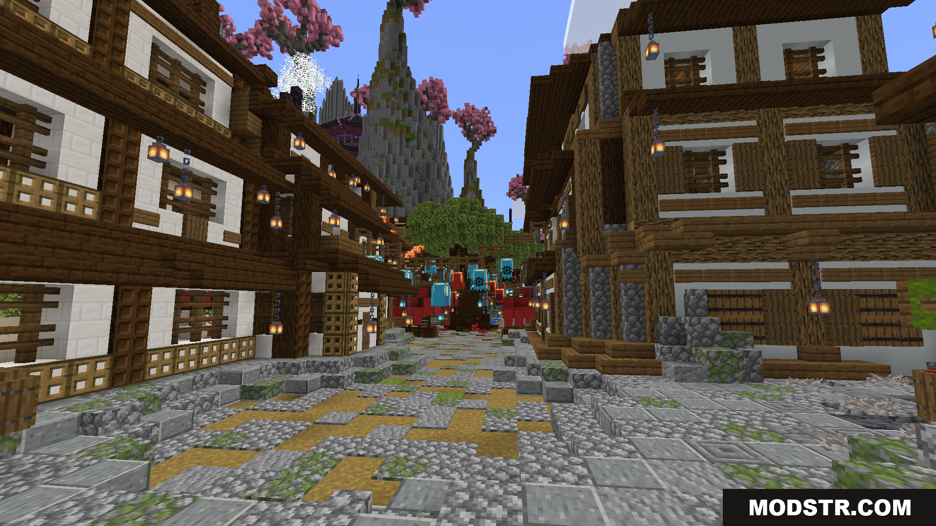 Walk through ancient streets and discover amazing traditional houses with friends